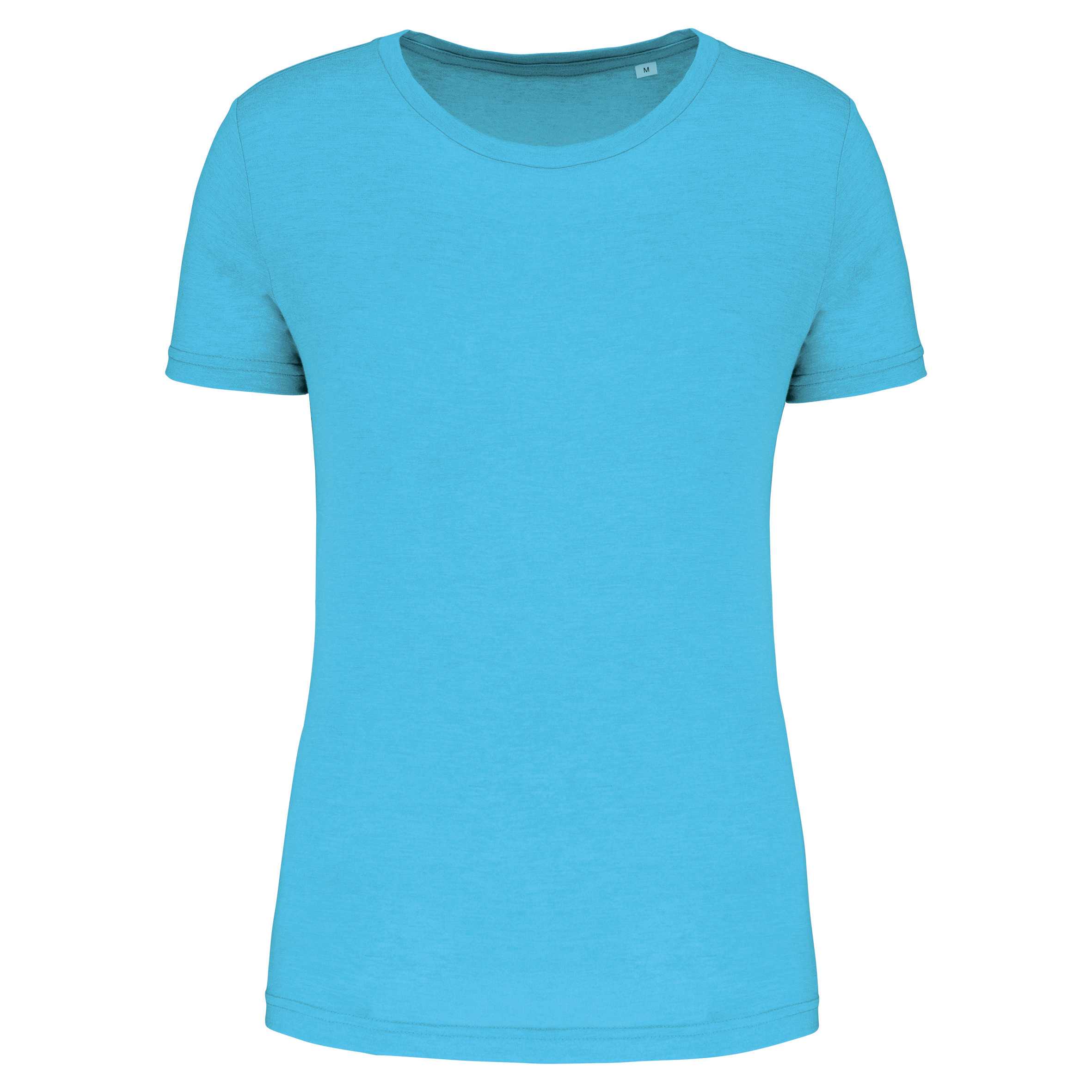 Camiseta triblend sports mujer Light Turquoise