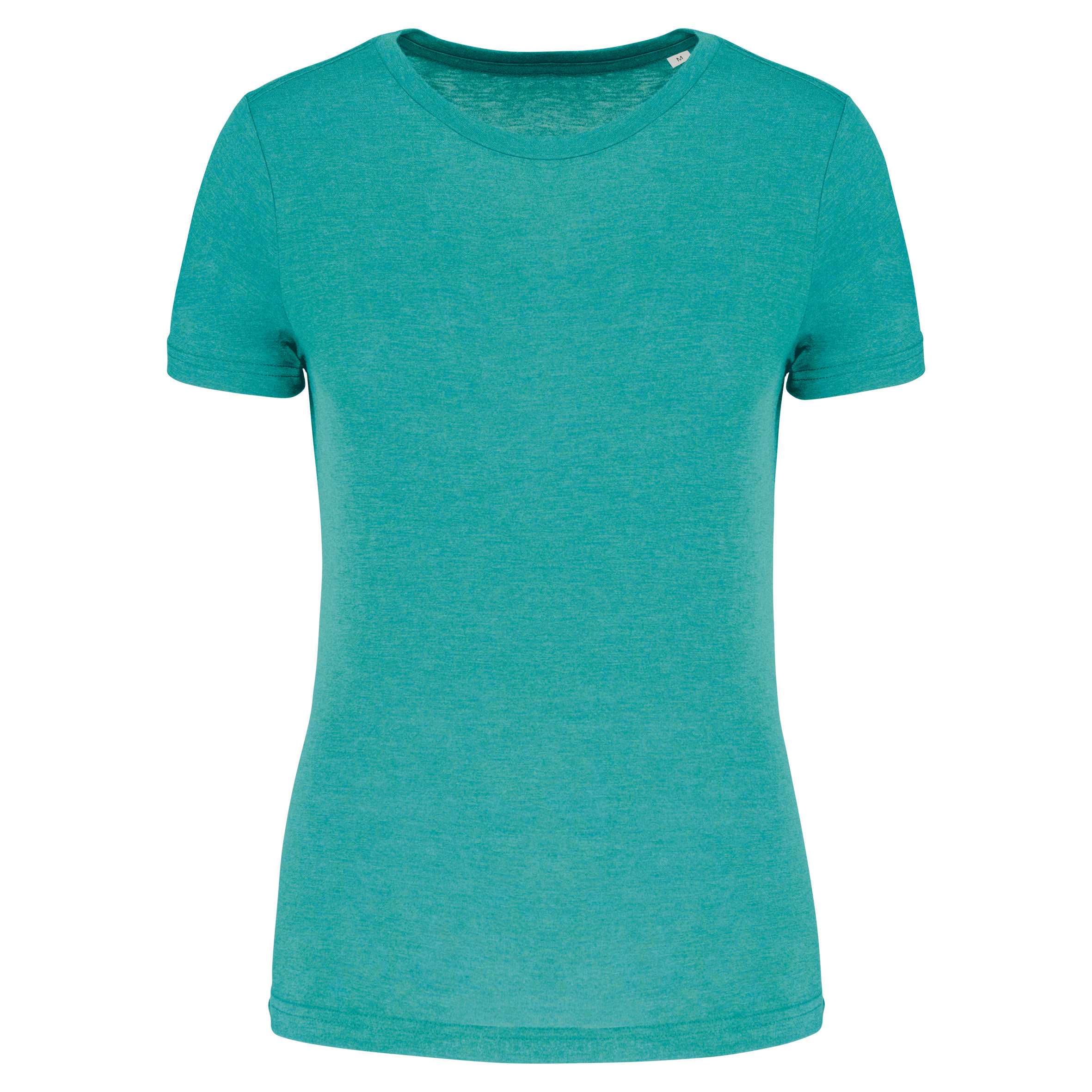 Camiseta triblend sports mujer Turquoise Blue Heather