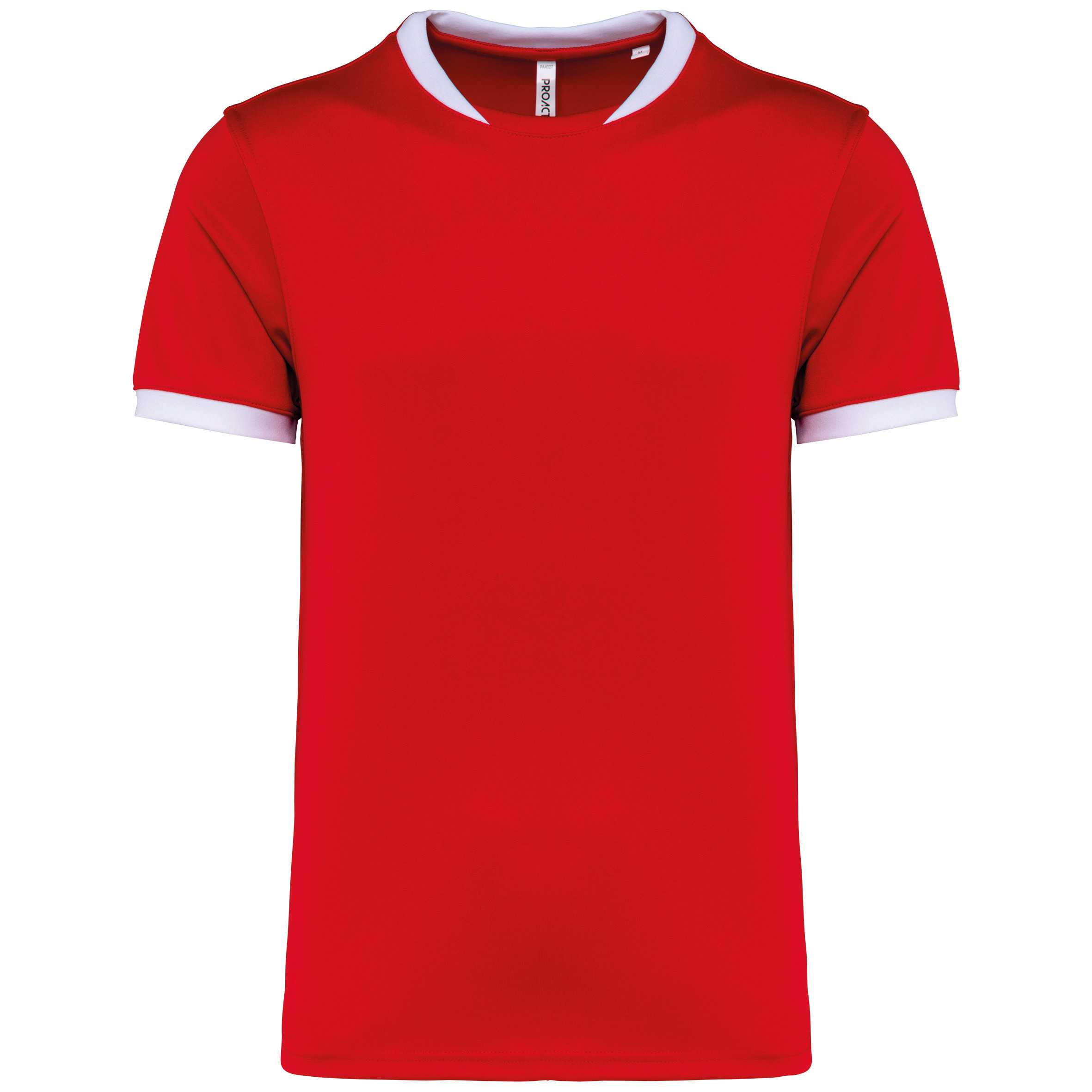 Camiseta rugby manga corta  unisex Sporty Red