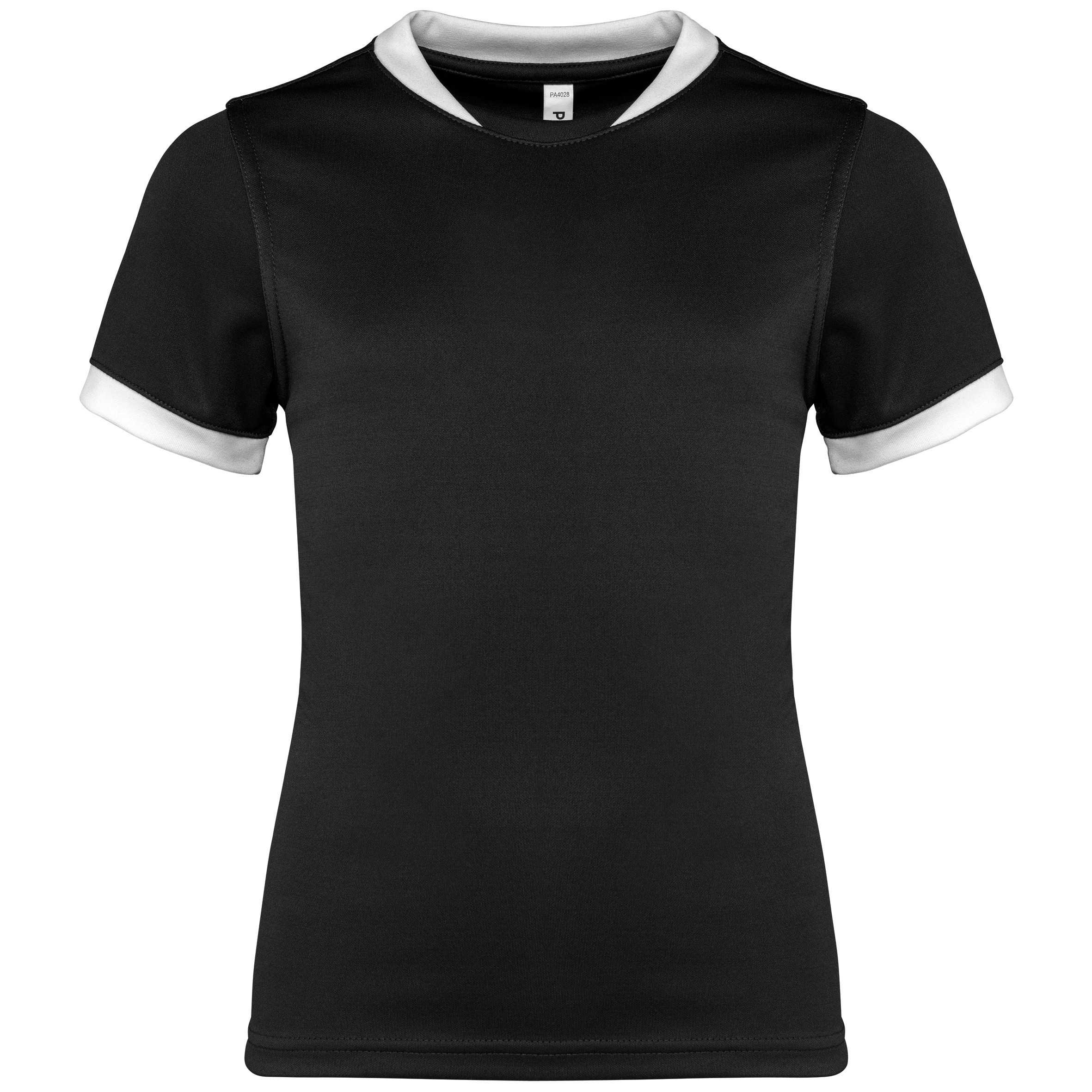 Camiseta rugby manga corta infantil Black