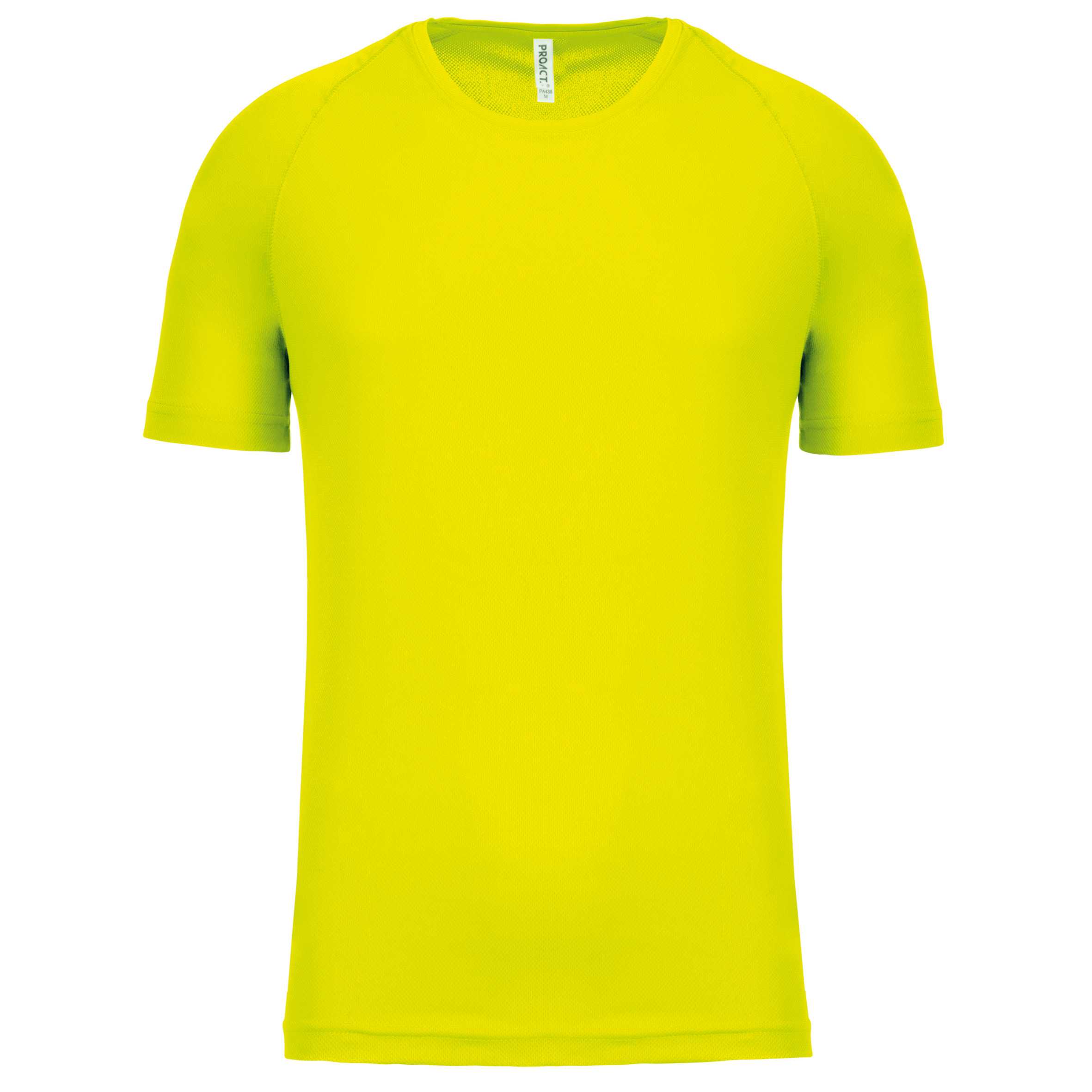 Camiseta de deporte hombre Fluorescent Yellow