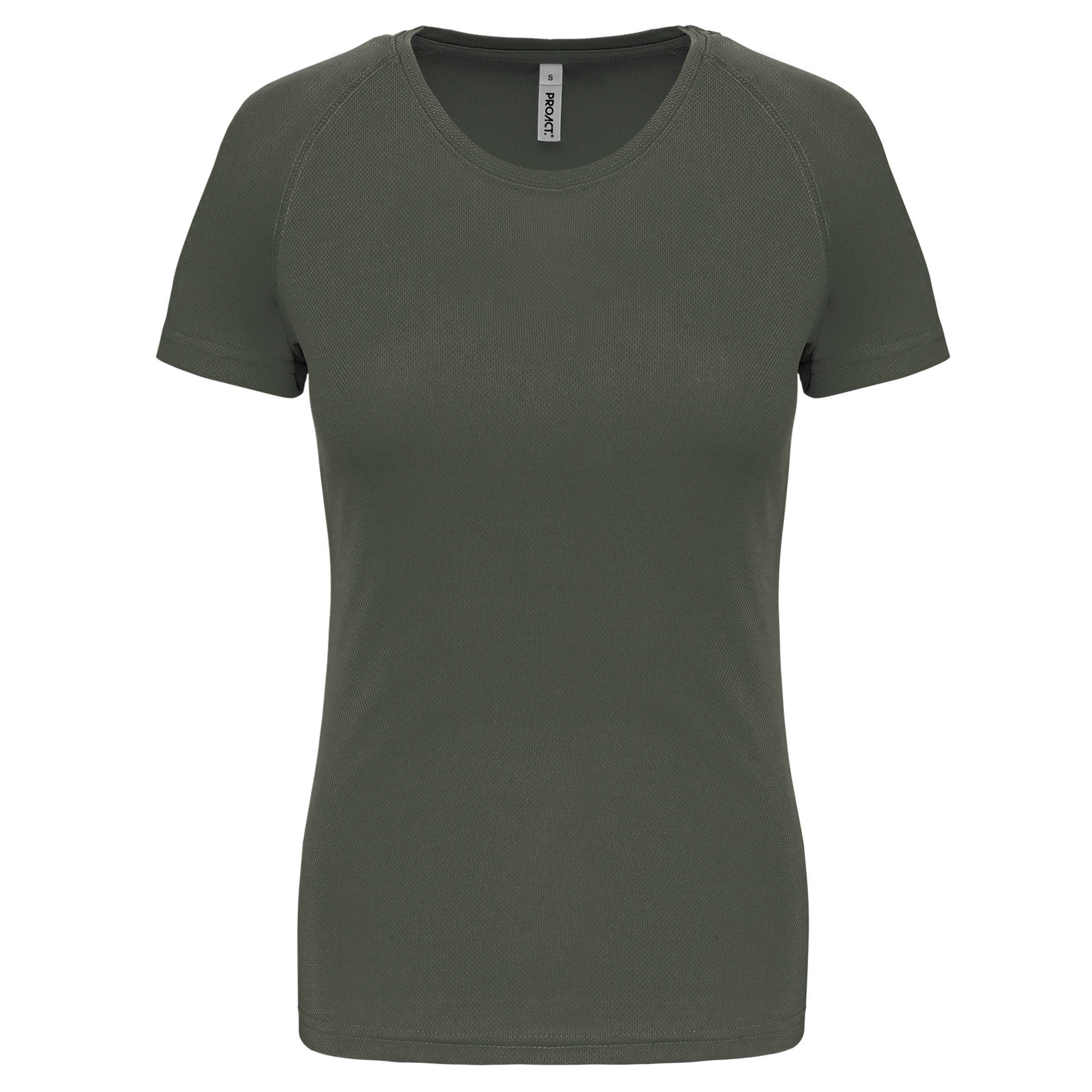Camiseta de deporte mujer Dark Khaki