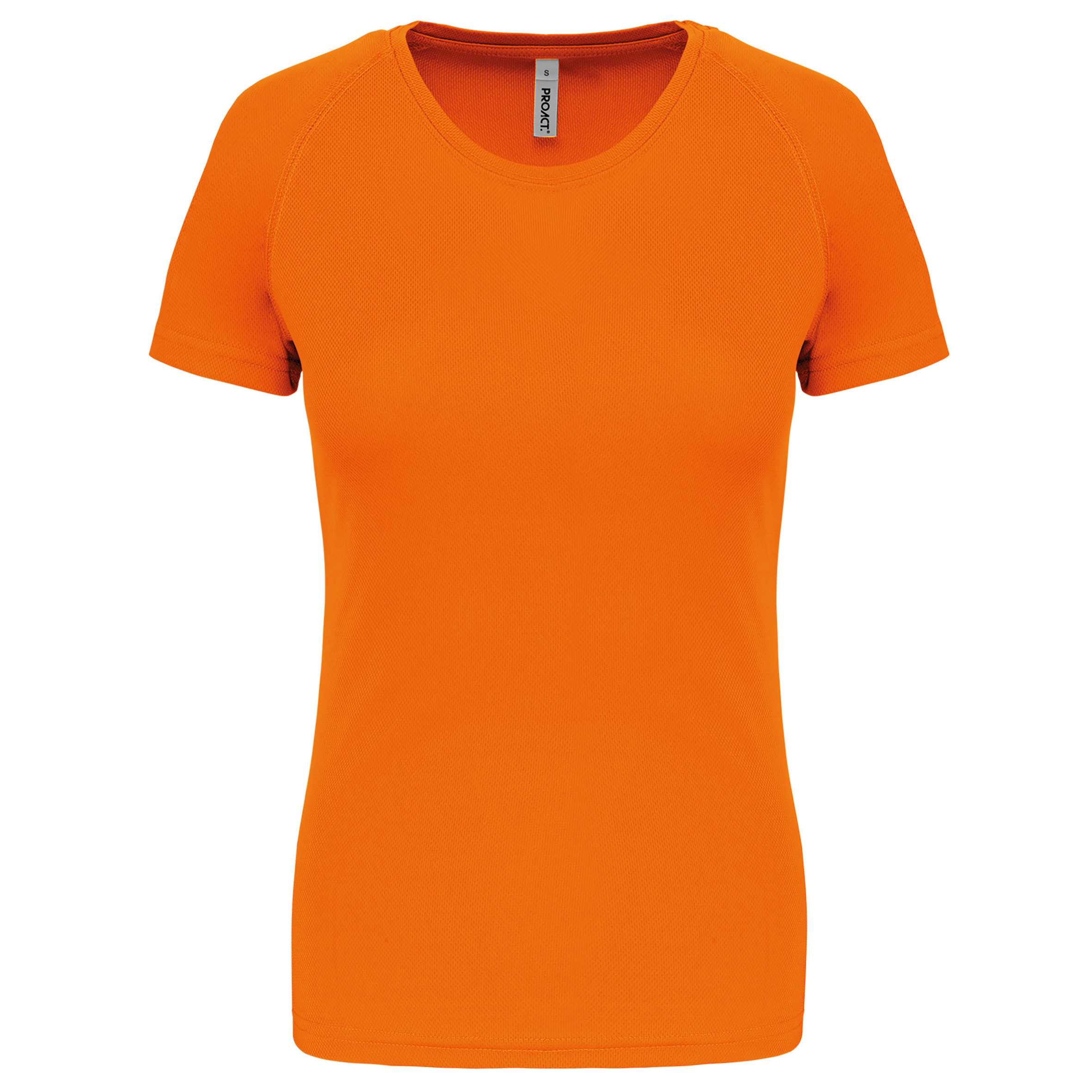 Camiseta de deporte mujer Fluorescent Orange
