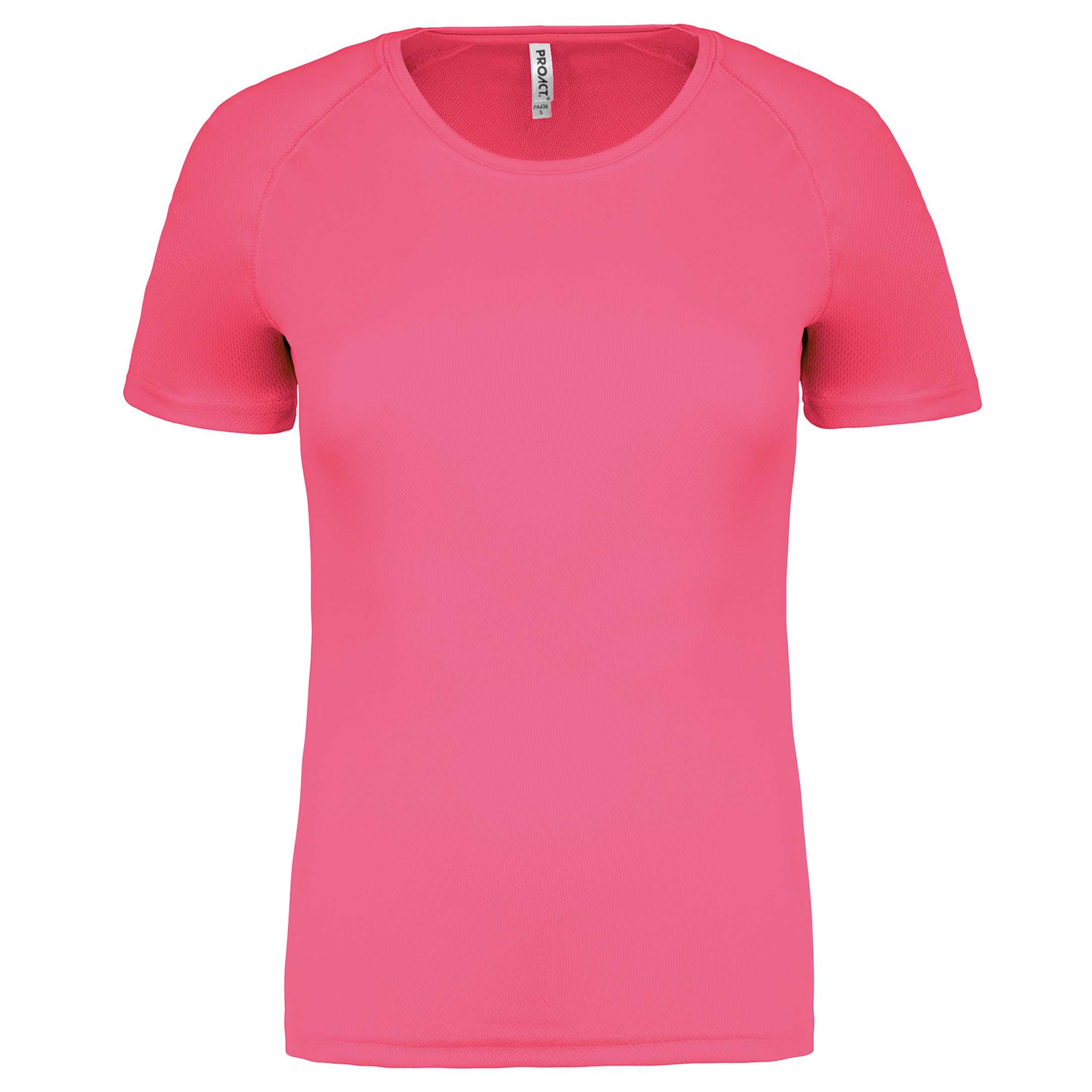 Camiseta de deporte mujer Fluorescent  Pink