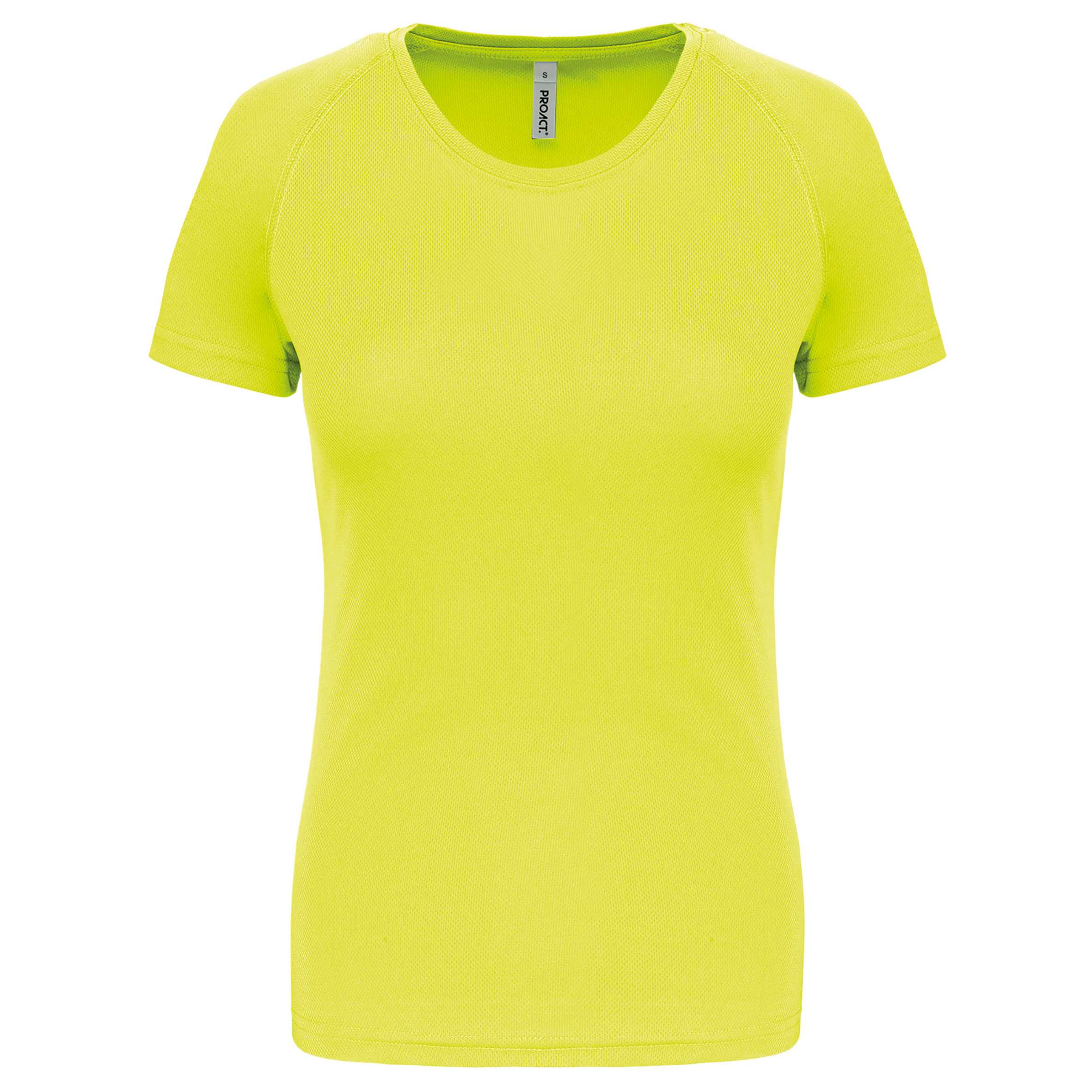 Camiseta de deporte mujer Fluorescent Yellow