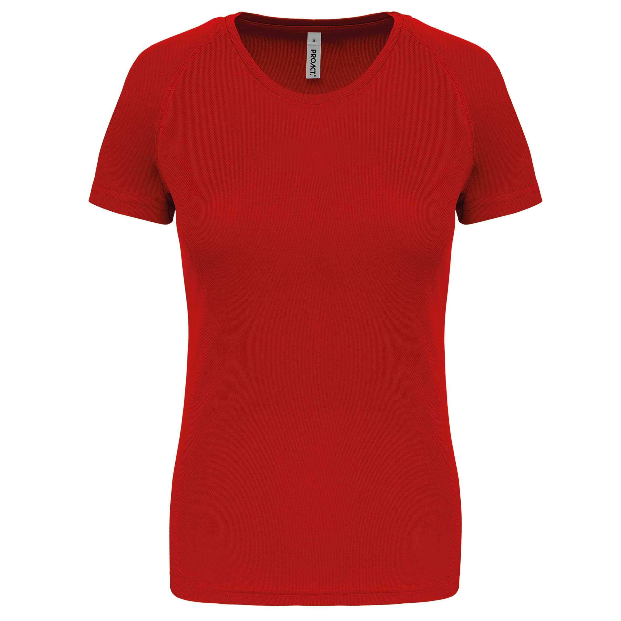 Camiseta de deporte mujer Red
