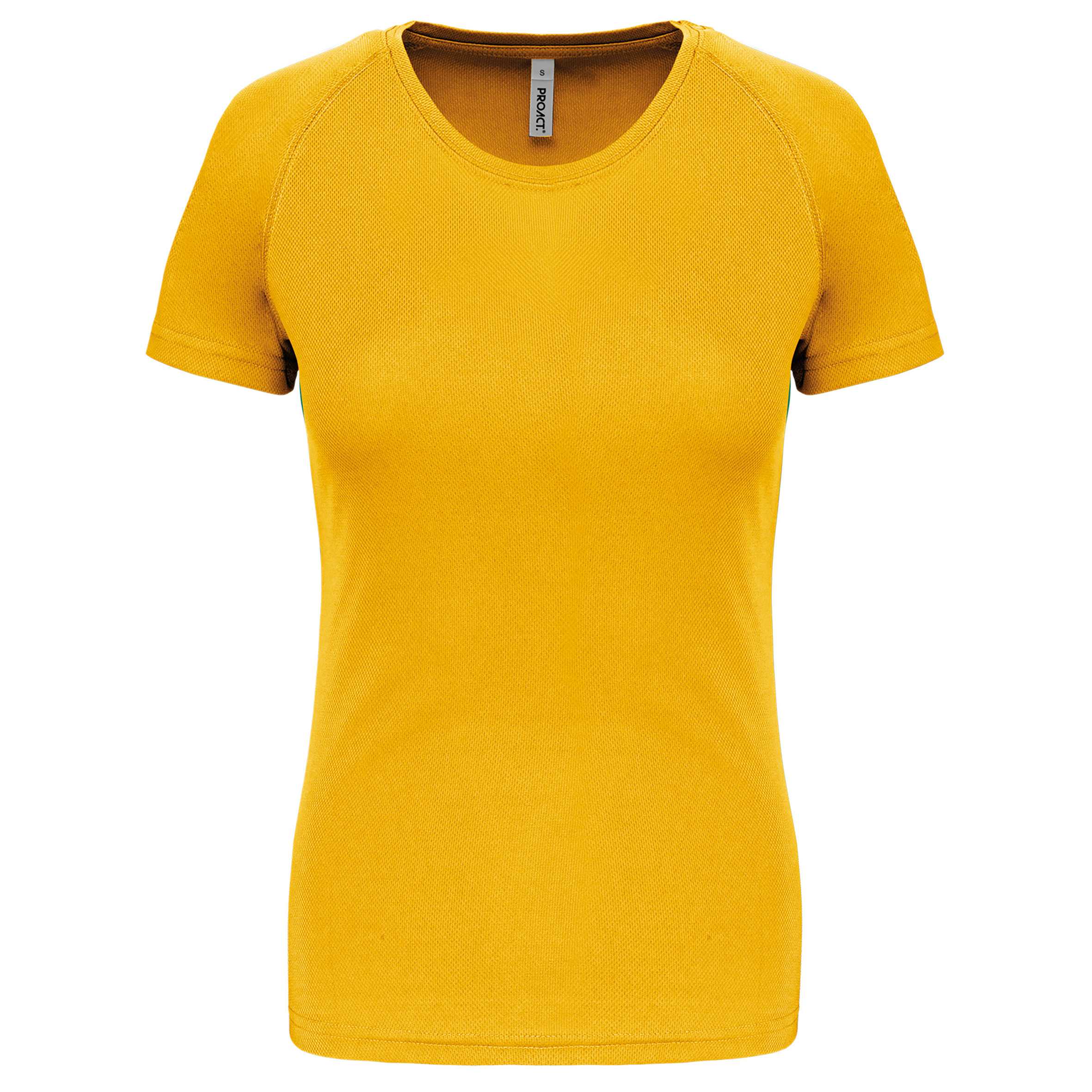 Camiseta de deporte mujer True Yellow