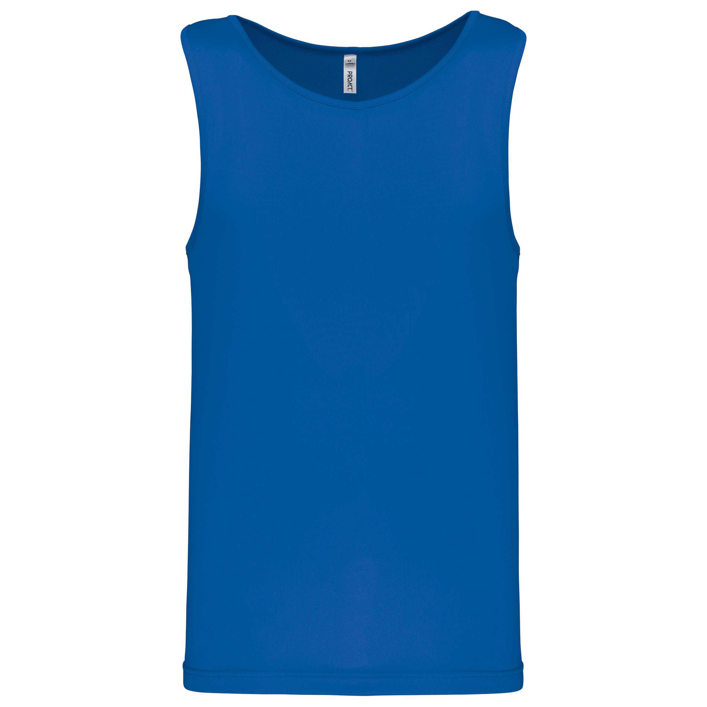 Camiseta de deporte tirantes hombre Aqua Blue