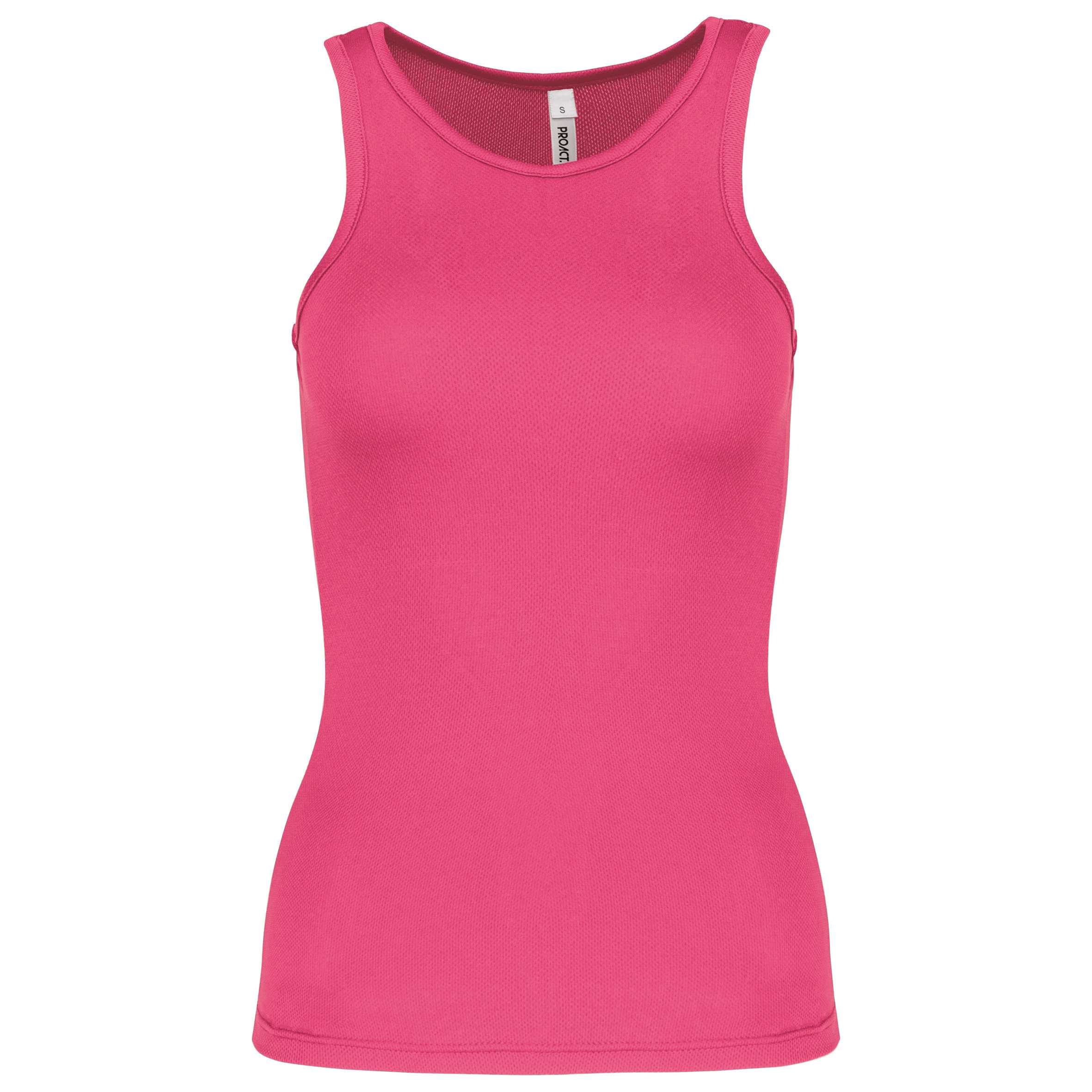Camiseta de deporte tirantes mujer Fluorescent  Pink