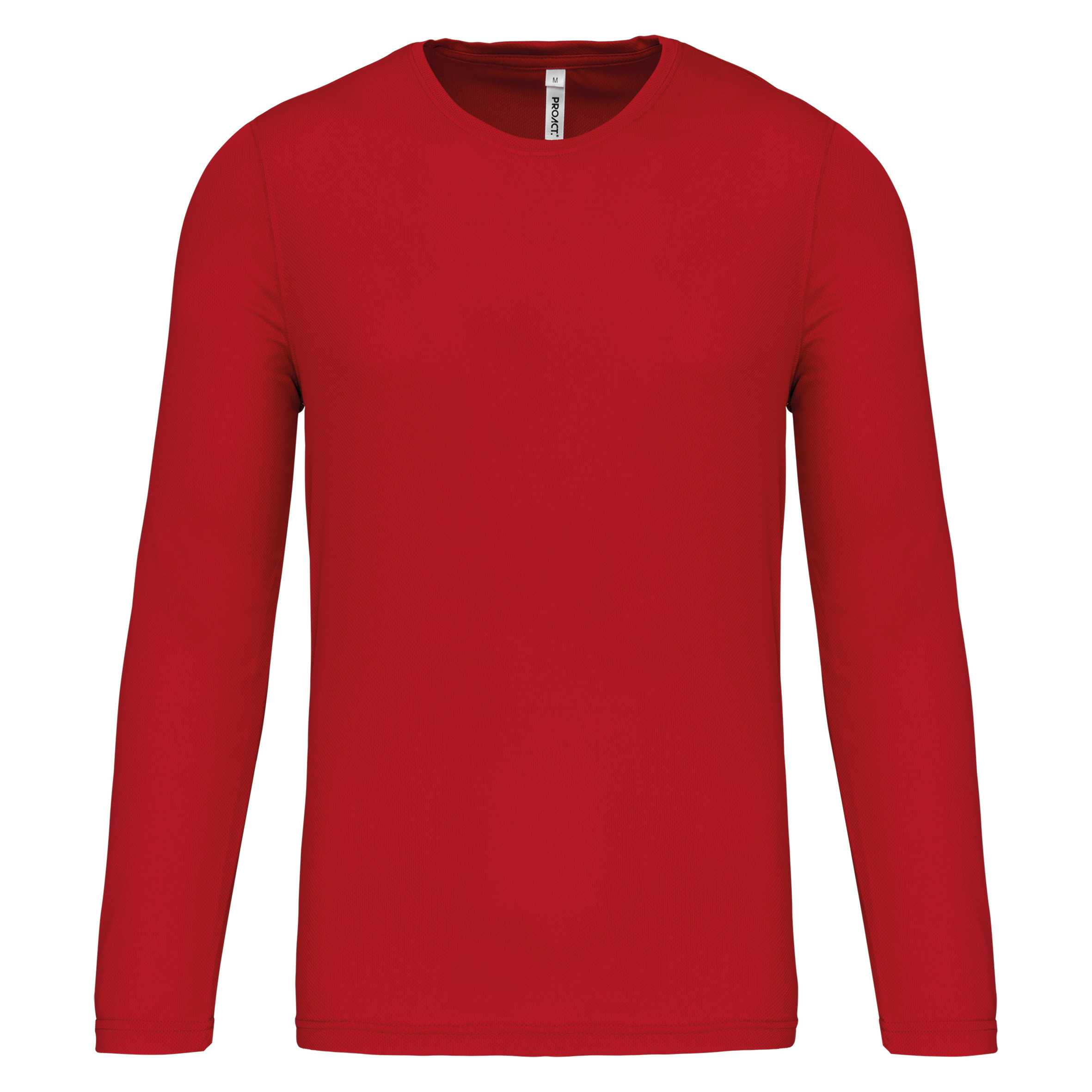 Camiseta de deporte manga larga hombre Red