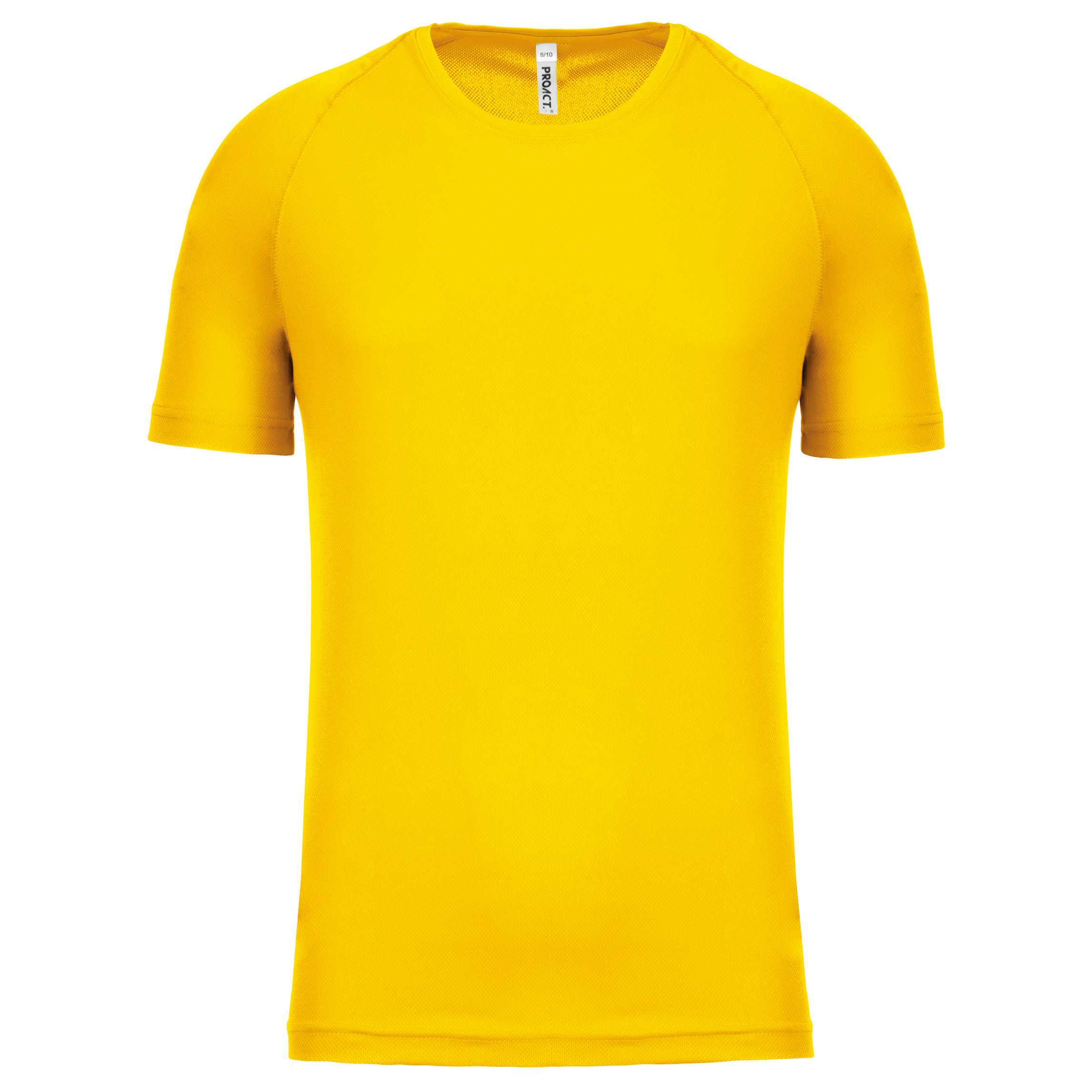Camiseta de deporte manga corta niños True Yellow