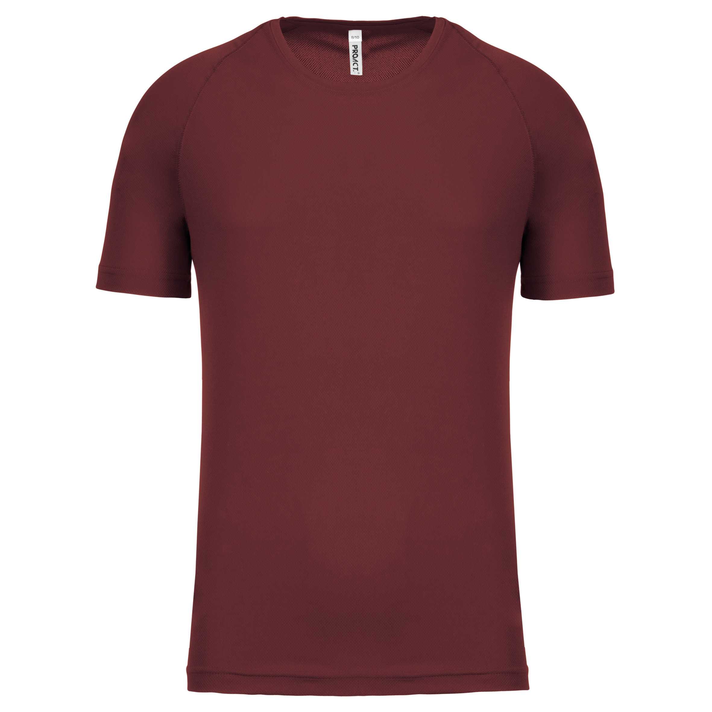 Camiseta de deporte manga corta niños Wine