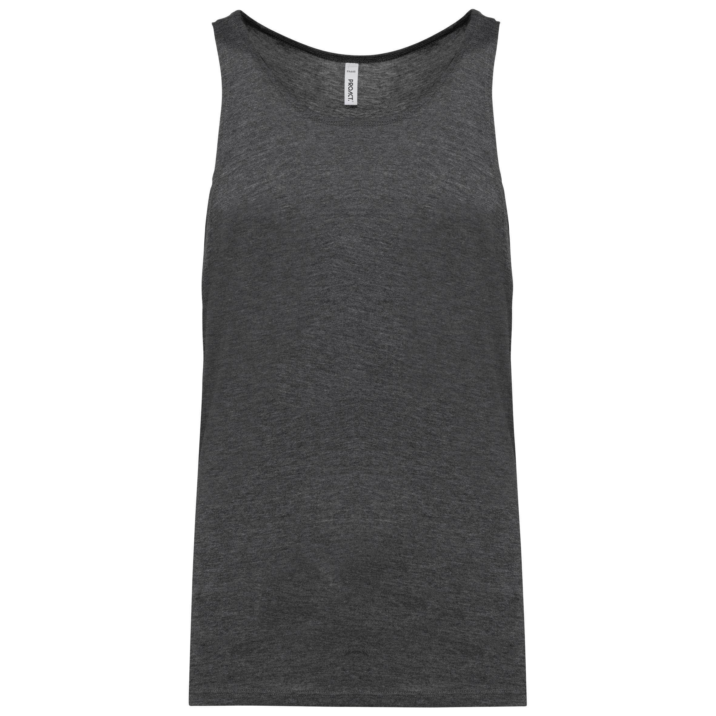 Camiseta tirantes Triblend hombre Dark Grey Heather