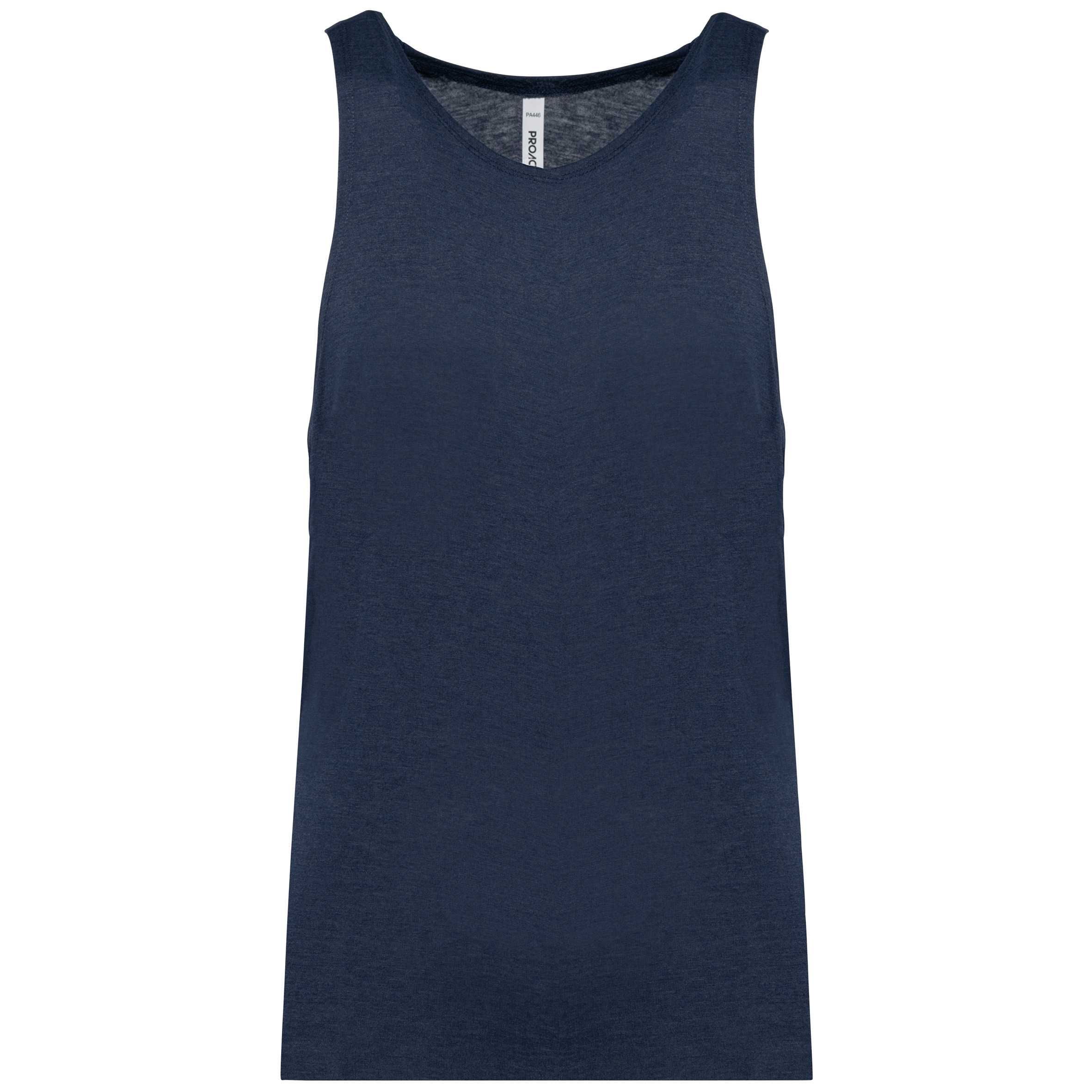 Camiseta tirantes Triblend hombre French Navy Heather