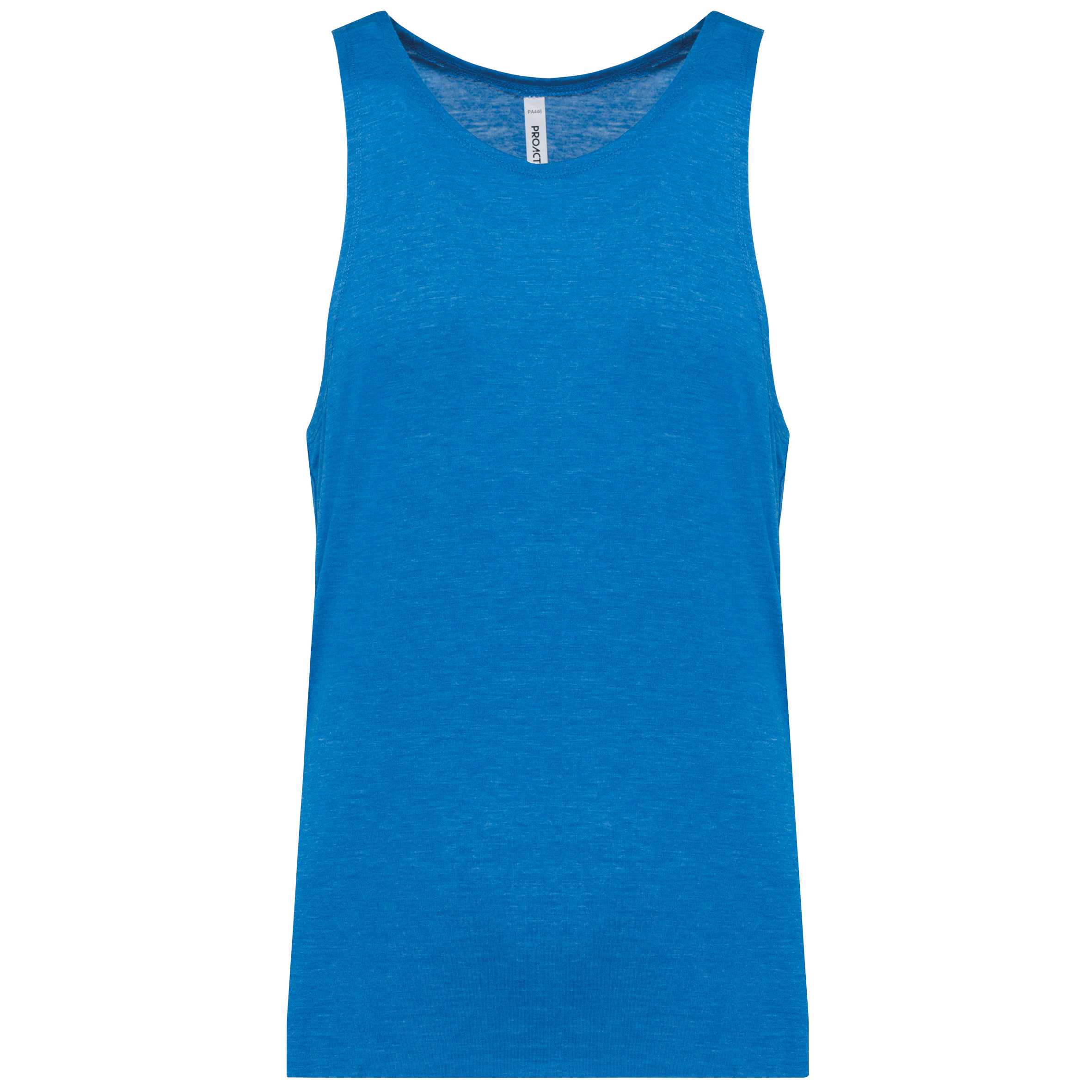 Camiseta tirantes Triblend hombre Sporty Royal Blue Heather