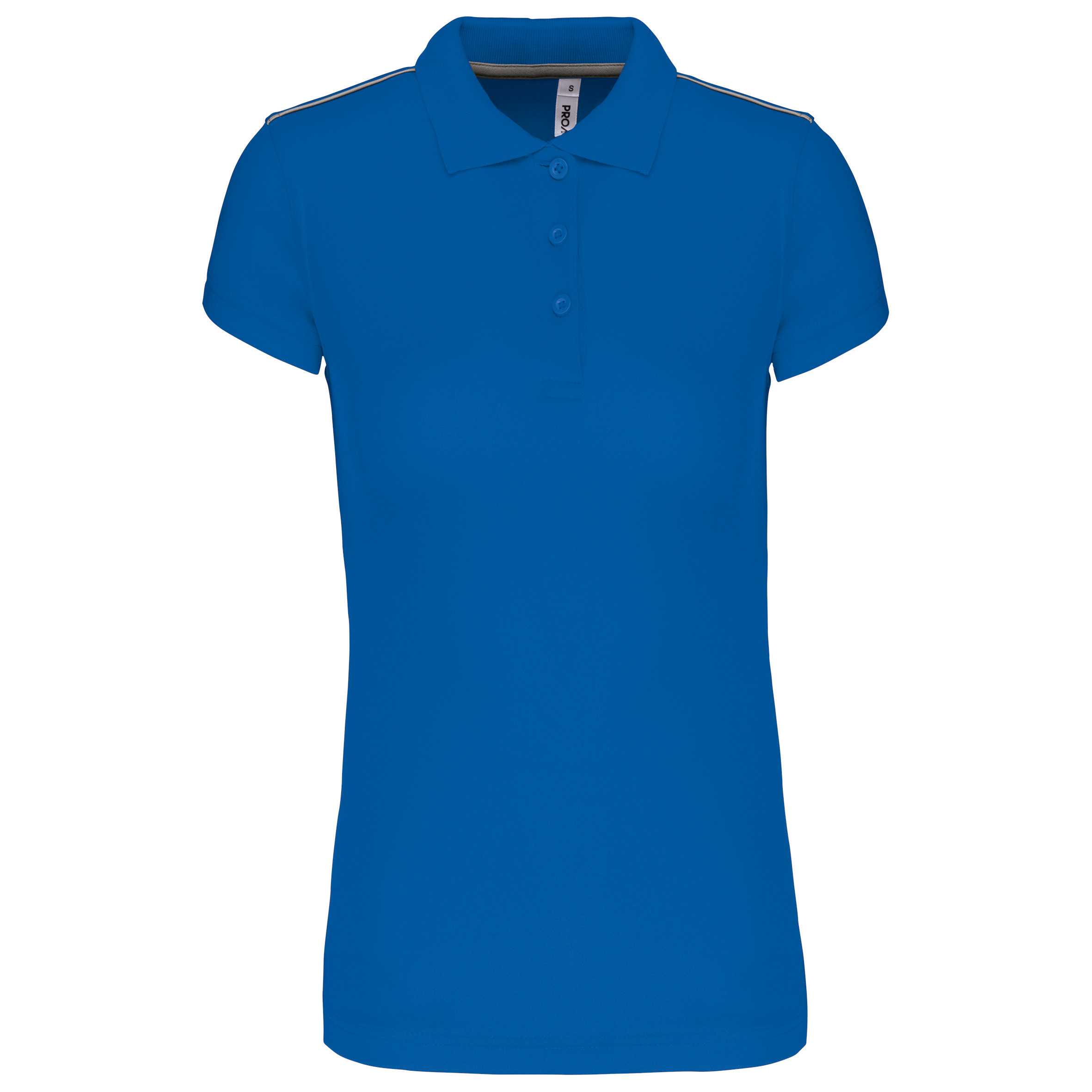 Polo interlock de manga corta mujer Sporty Royal Blue