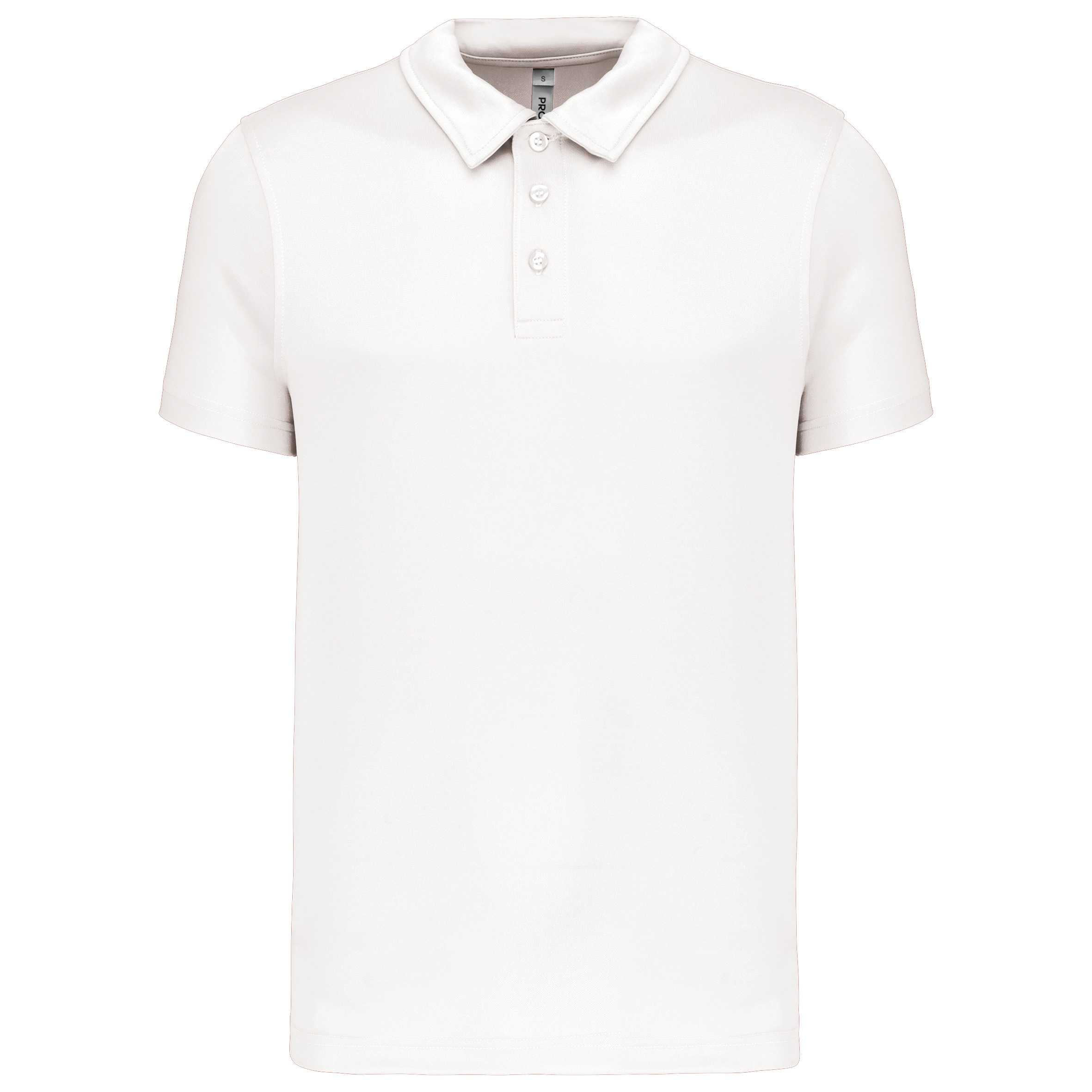 Polo deportivo manga corta hombre White
