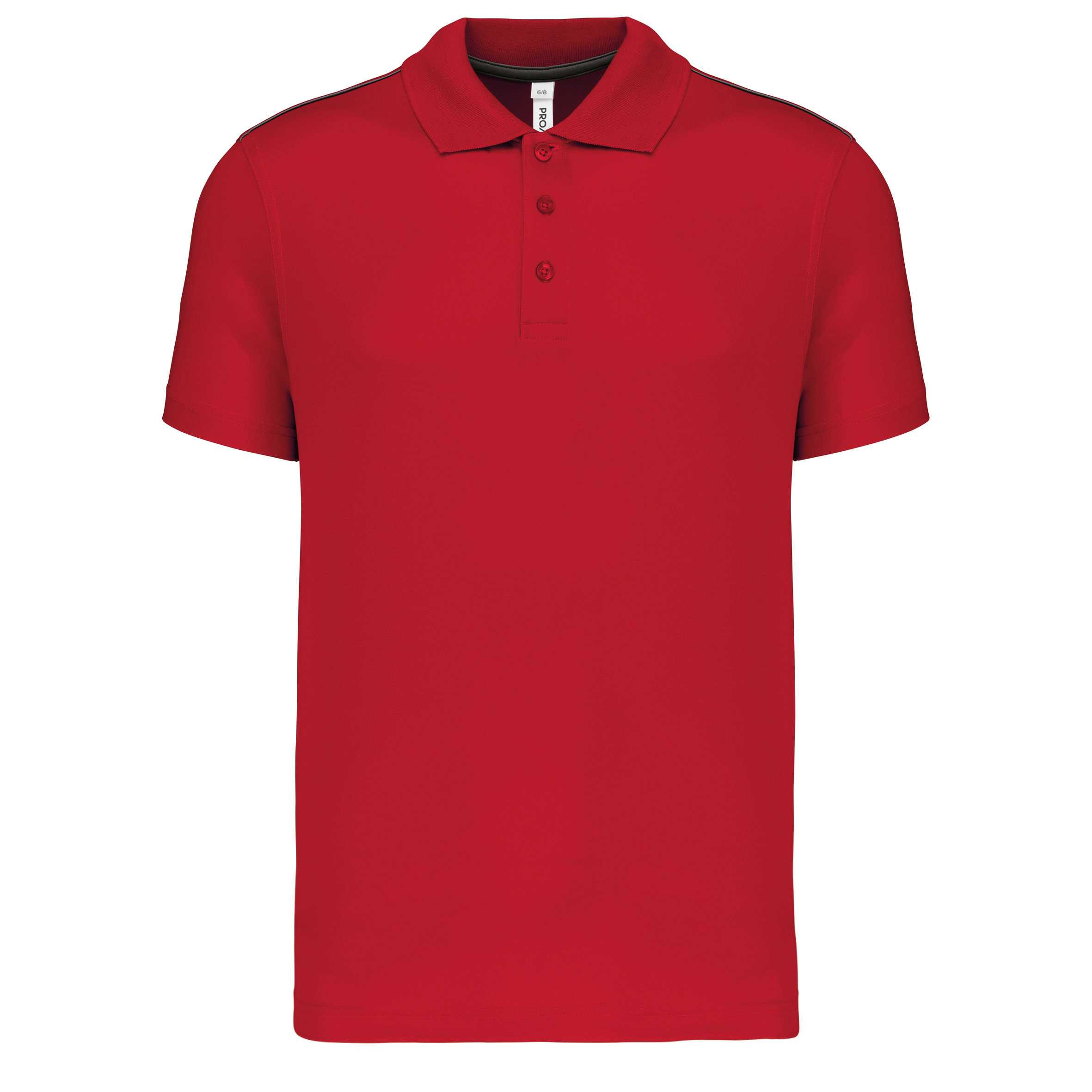 Polo de manga corta niños Sporty Red