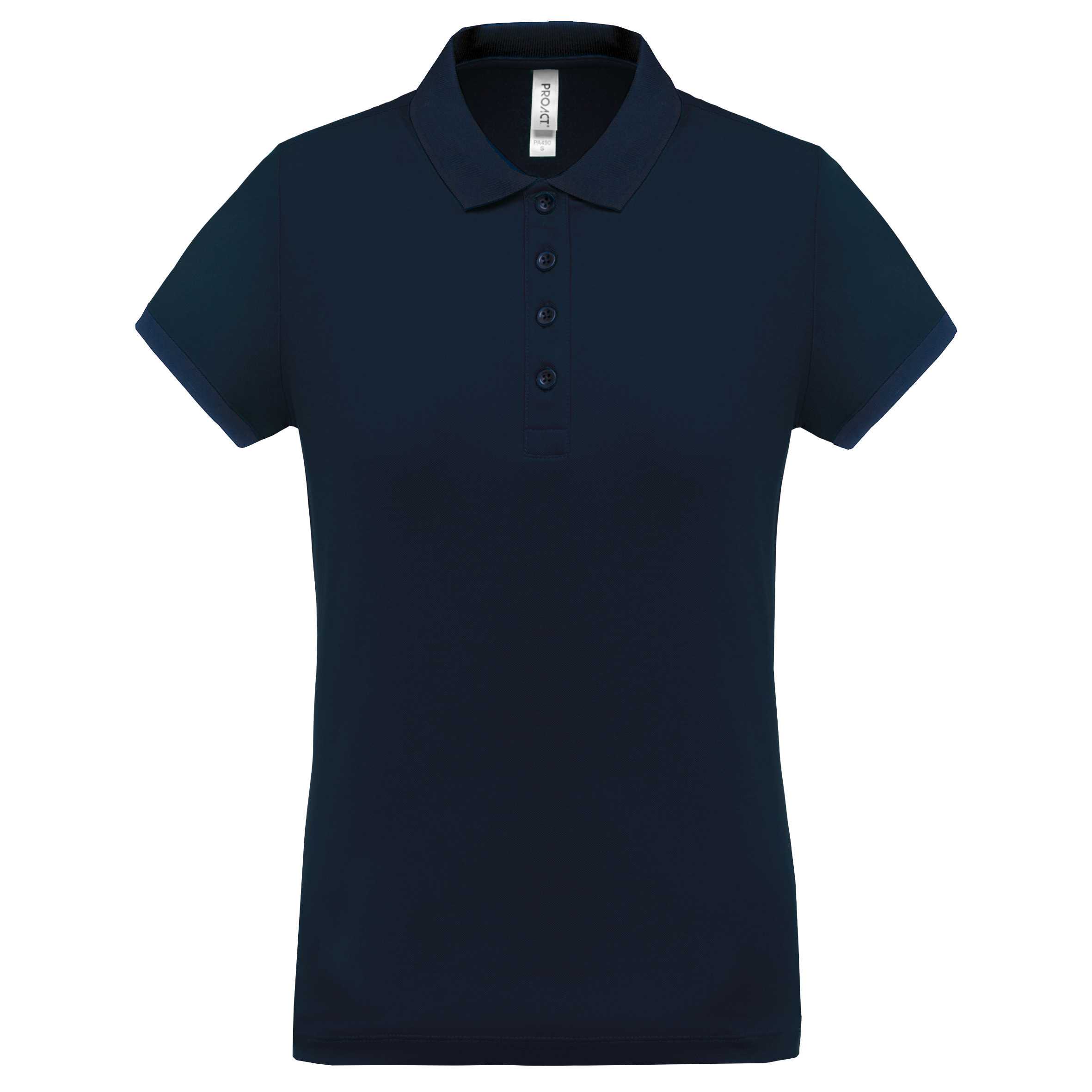 Polo piqué performance mujer Sporty Navy