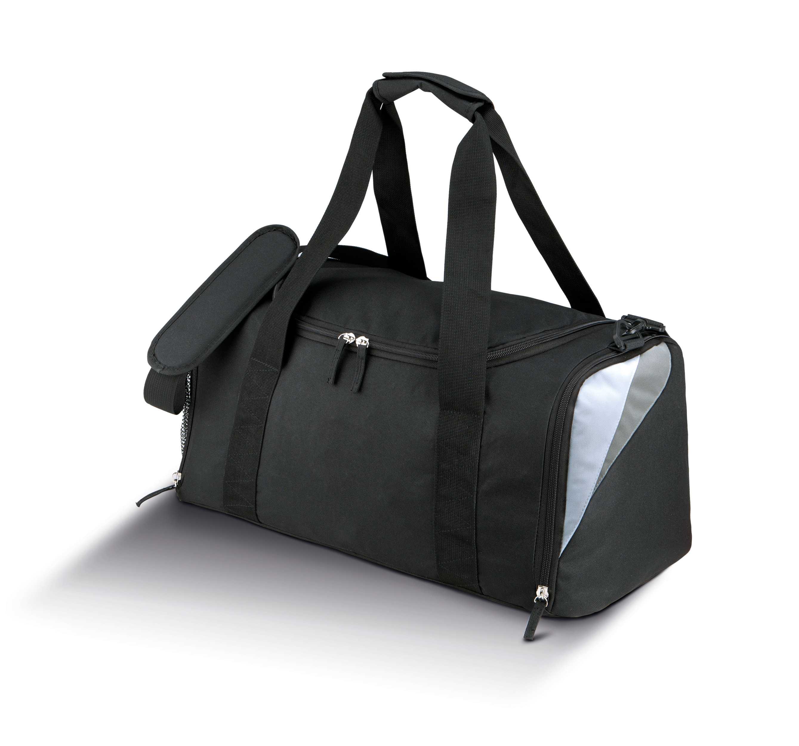 Bolsa deportiva grande Black / White / Light Grey