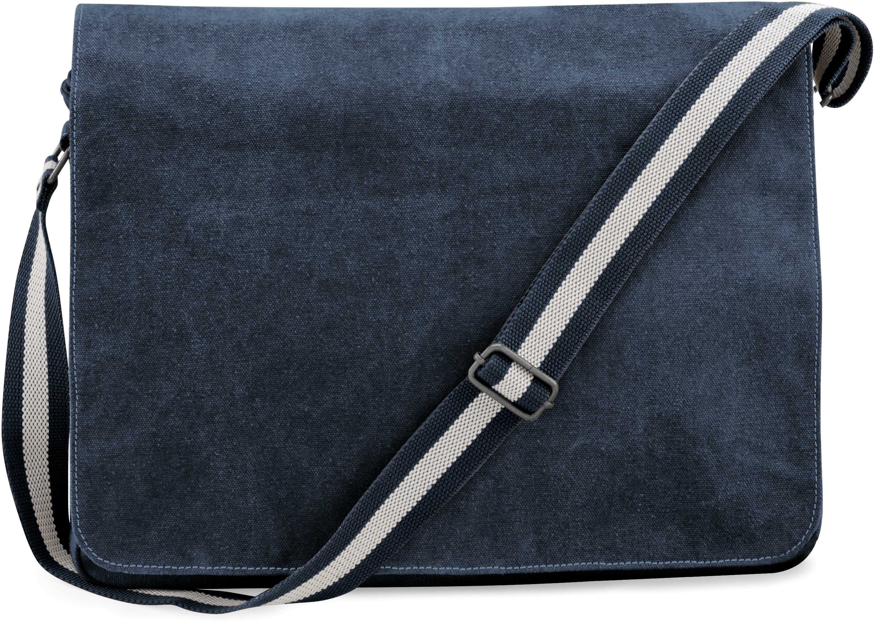 Bolsa mensajero canvas estilo vintage Vintage Oxford Navy