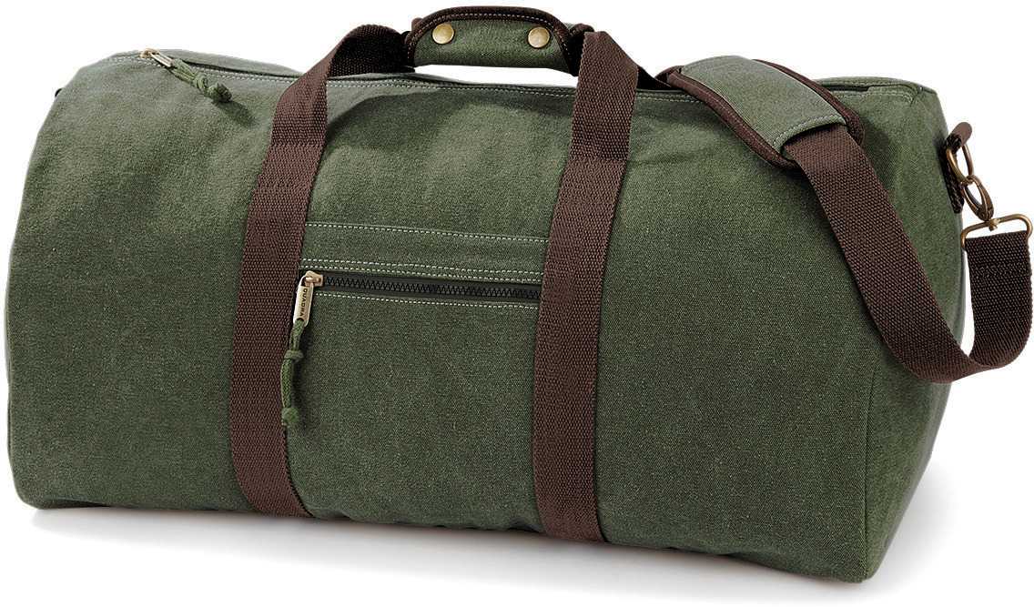 Bolsa de viaje Canvas Vintage Vintage Military Green