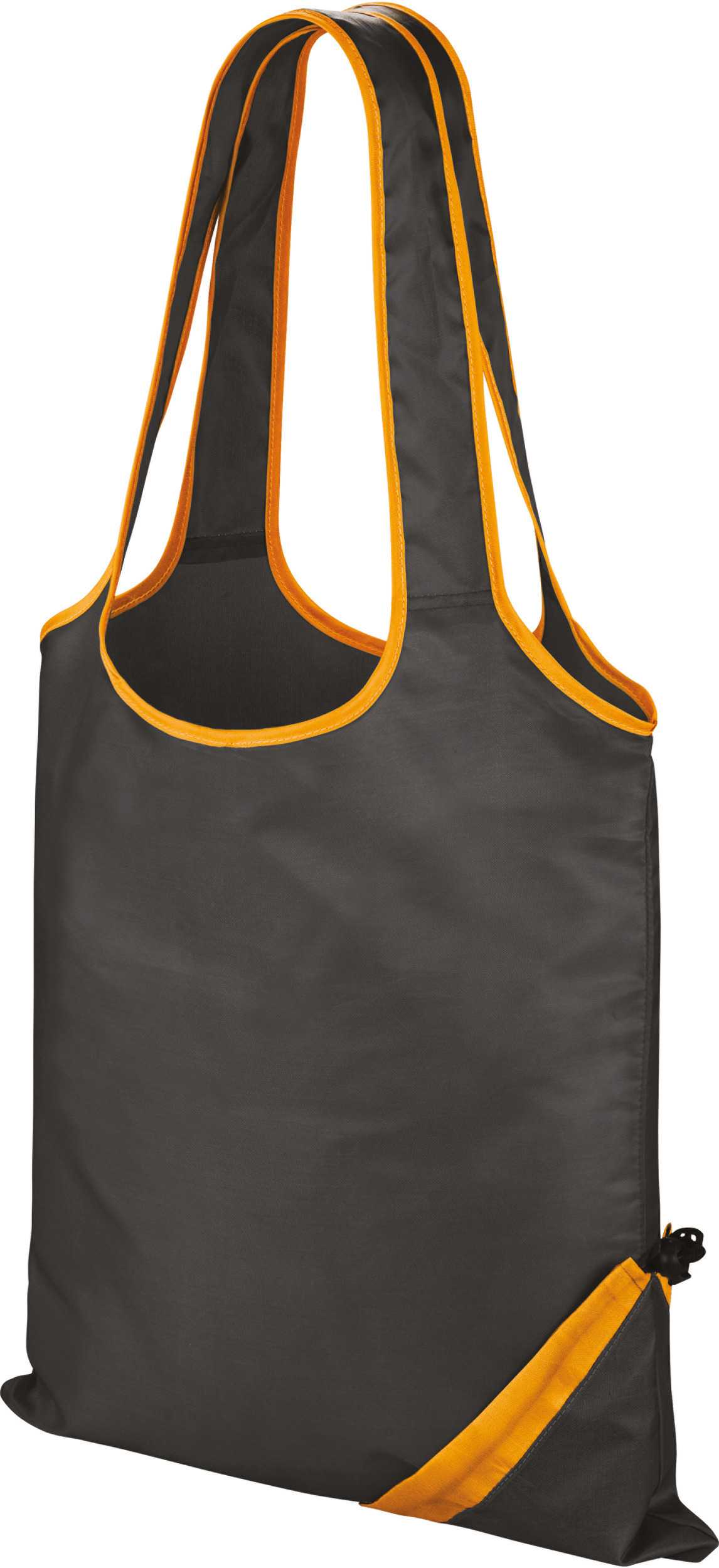 Bolsa de compra «Compact» Black / Orange