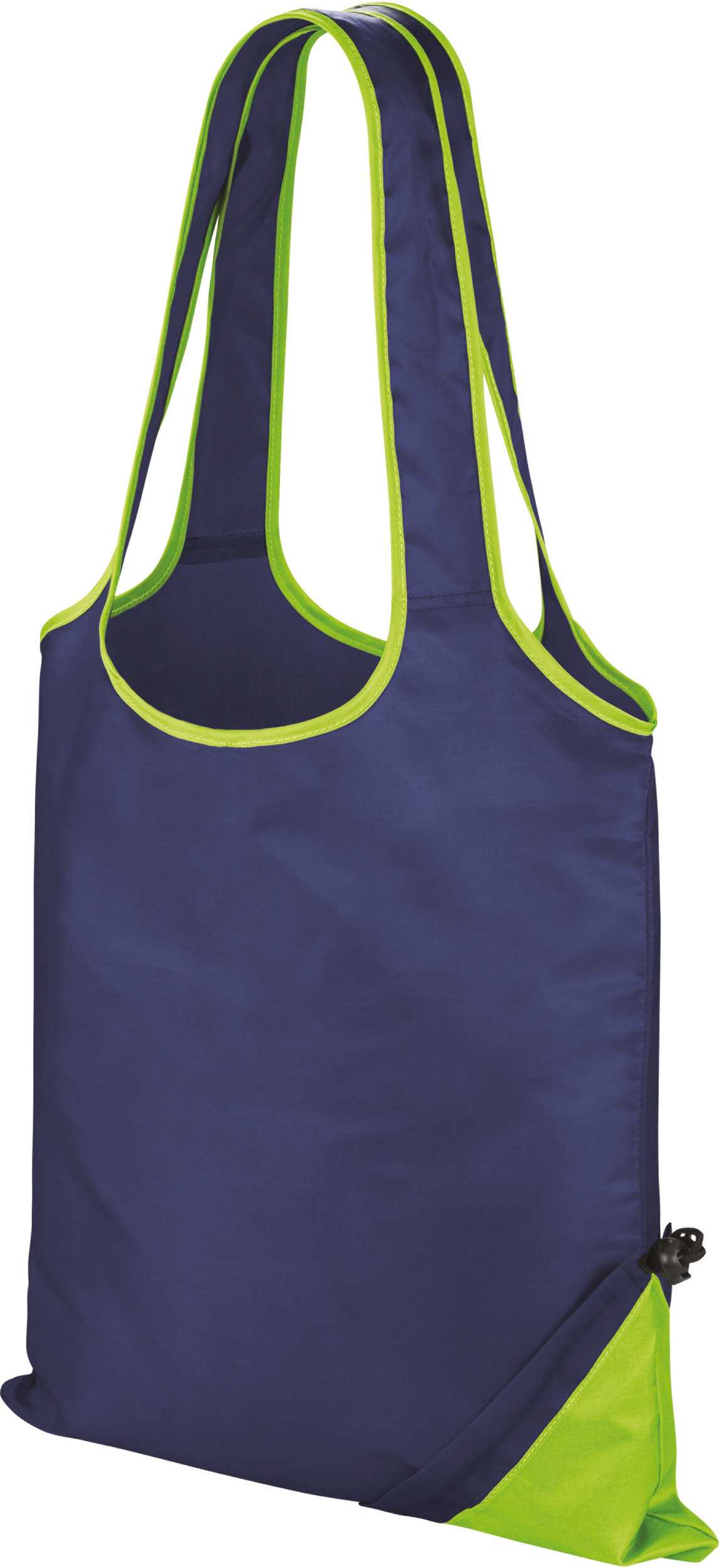 Bolsa de compra «Compact» Navy / Lime