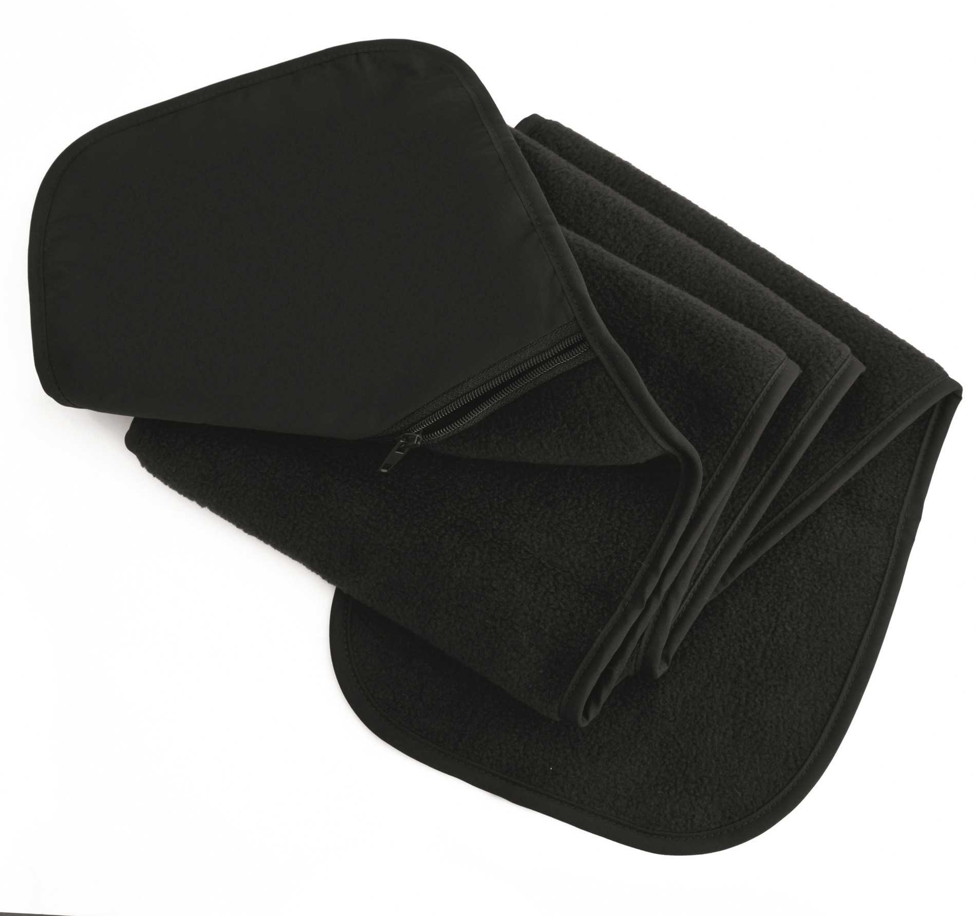 Bufanda Polartherm™ con bolsillo con cremallera Black