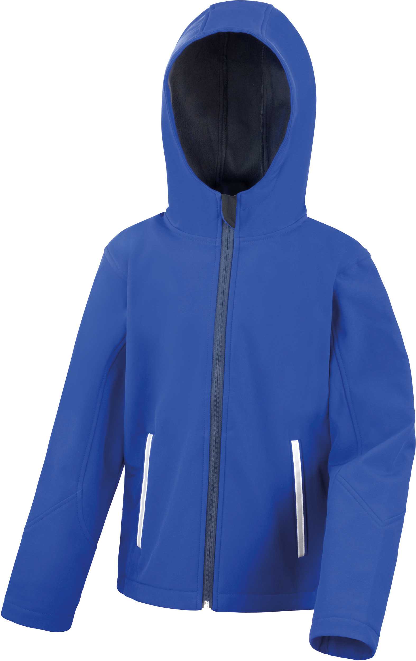 Chaqueta Softshell capucha niños Royal Blue / Navy