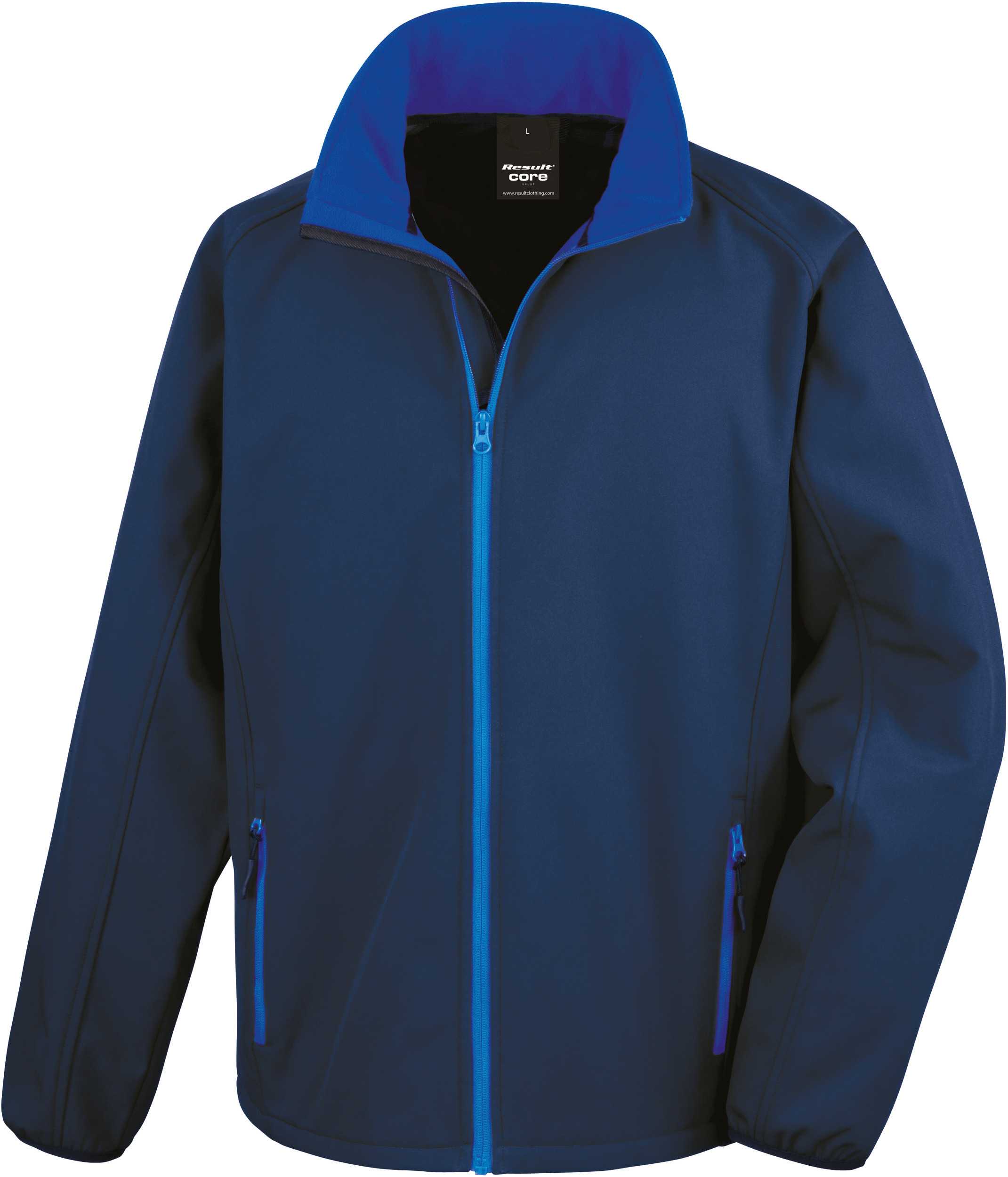 Chaqueta Softshell Printable hombre Navy / Royal