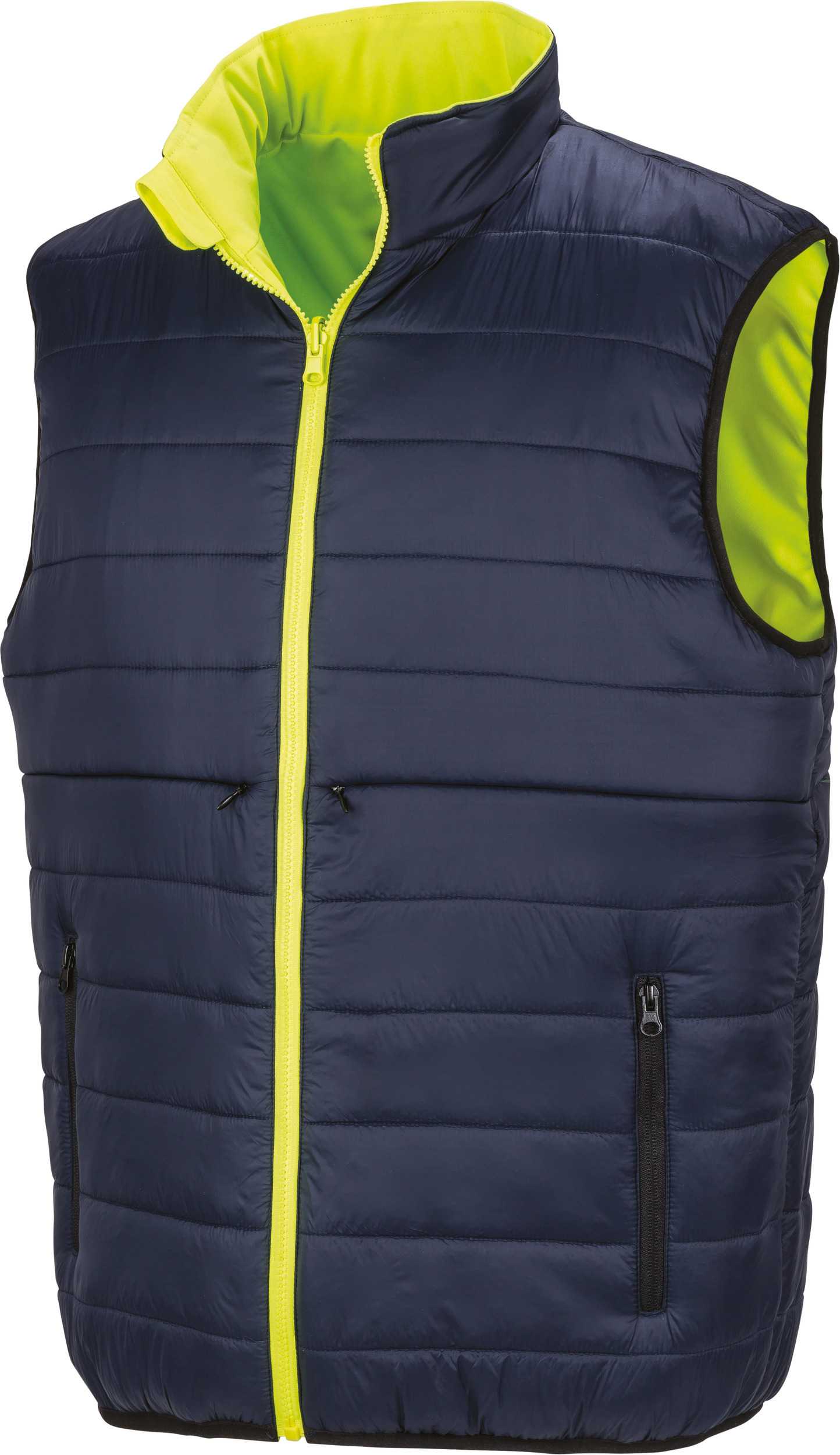 Chaleco de Seguridad reversible Fluorescent Yellow / Navy