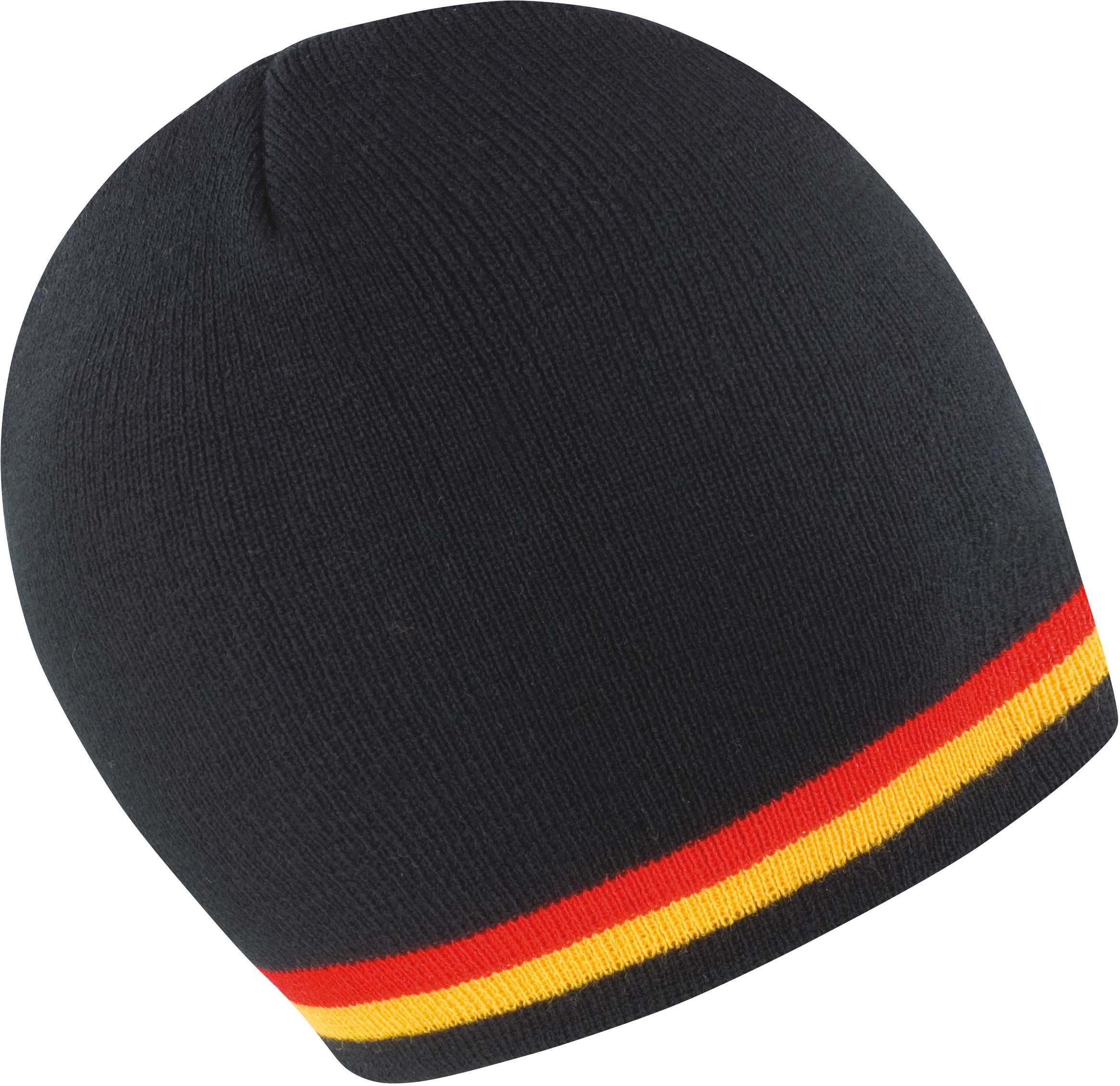 Gorro "Supporter" Black / Red / Gold
