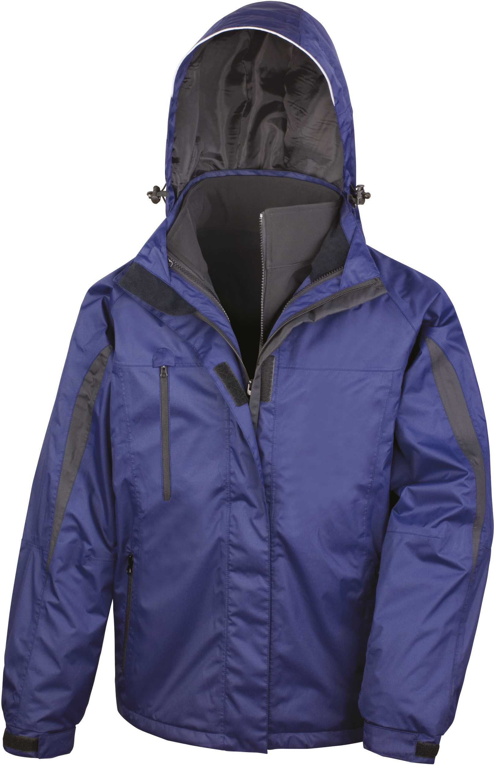 Parka 3 en 1 interior Softshell Navy