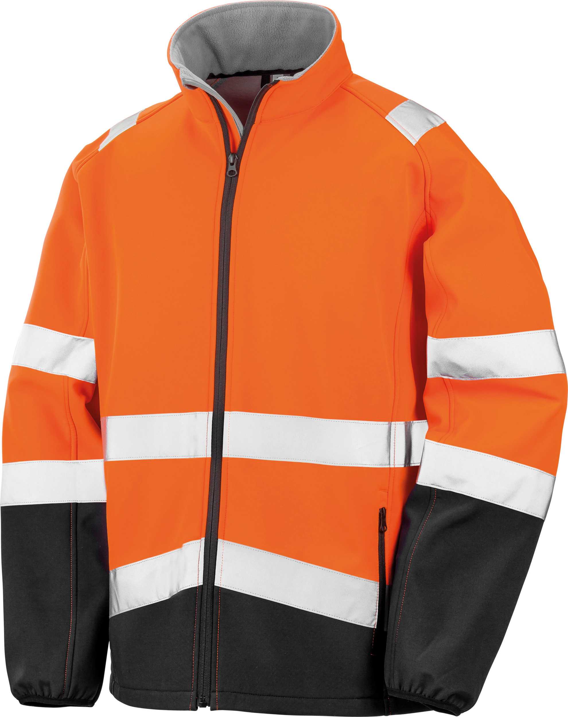 Chaqueta Softshell Fluorescent Orange / Black