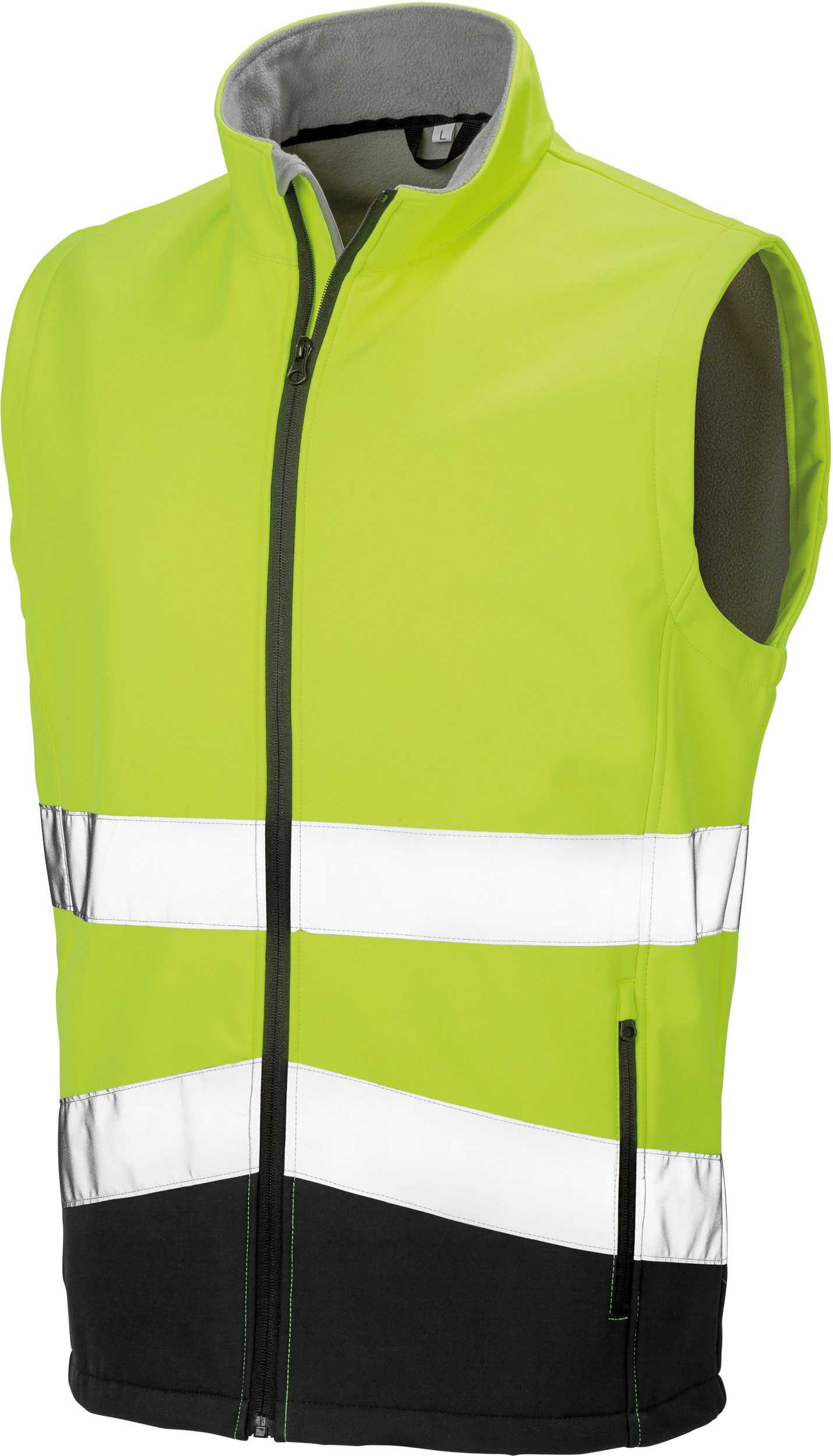 Chaleco Softshell High Viz Fluorescent Yellow / Black