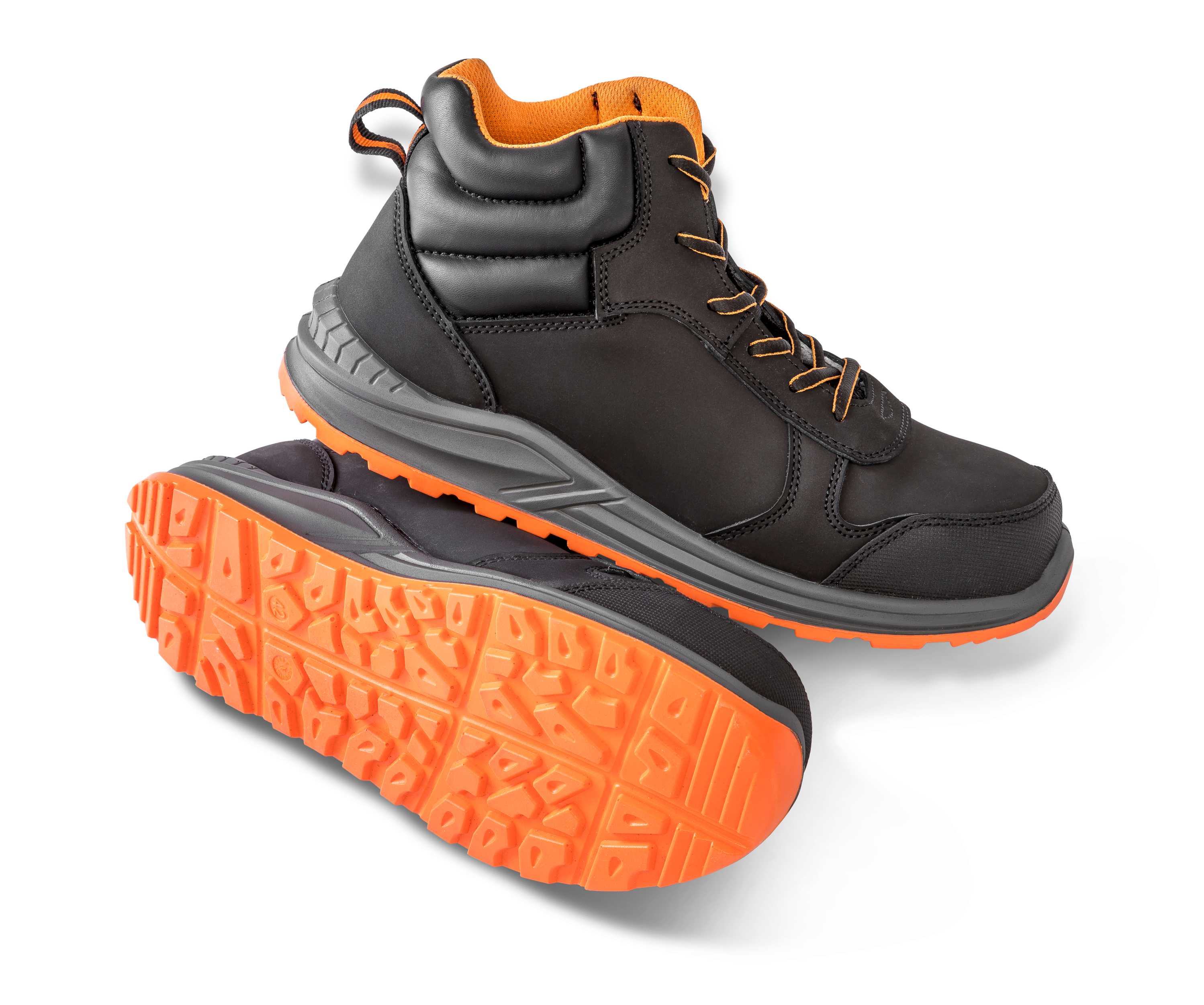 Calzado de seguridad Stirling Black / Grey / Orange