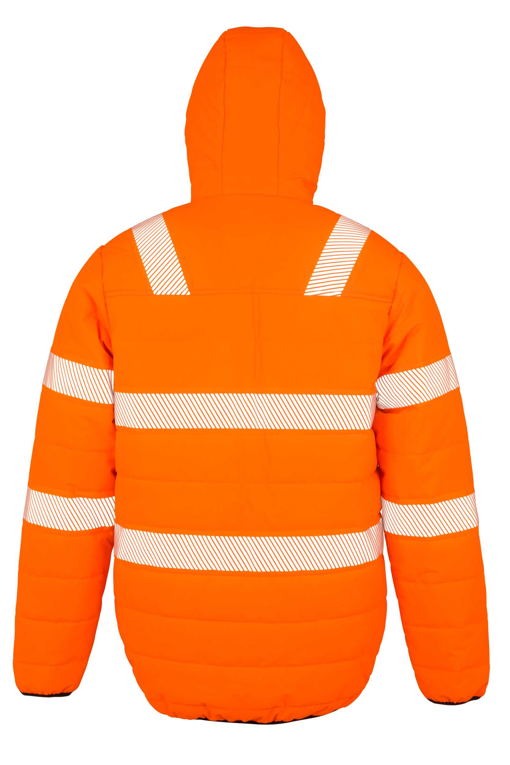 Chaqueta de seguridad ripstop acolchada  - Material reciclado Fluorescent Orange