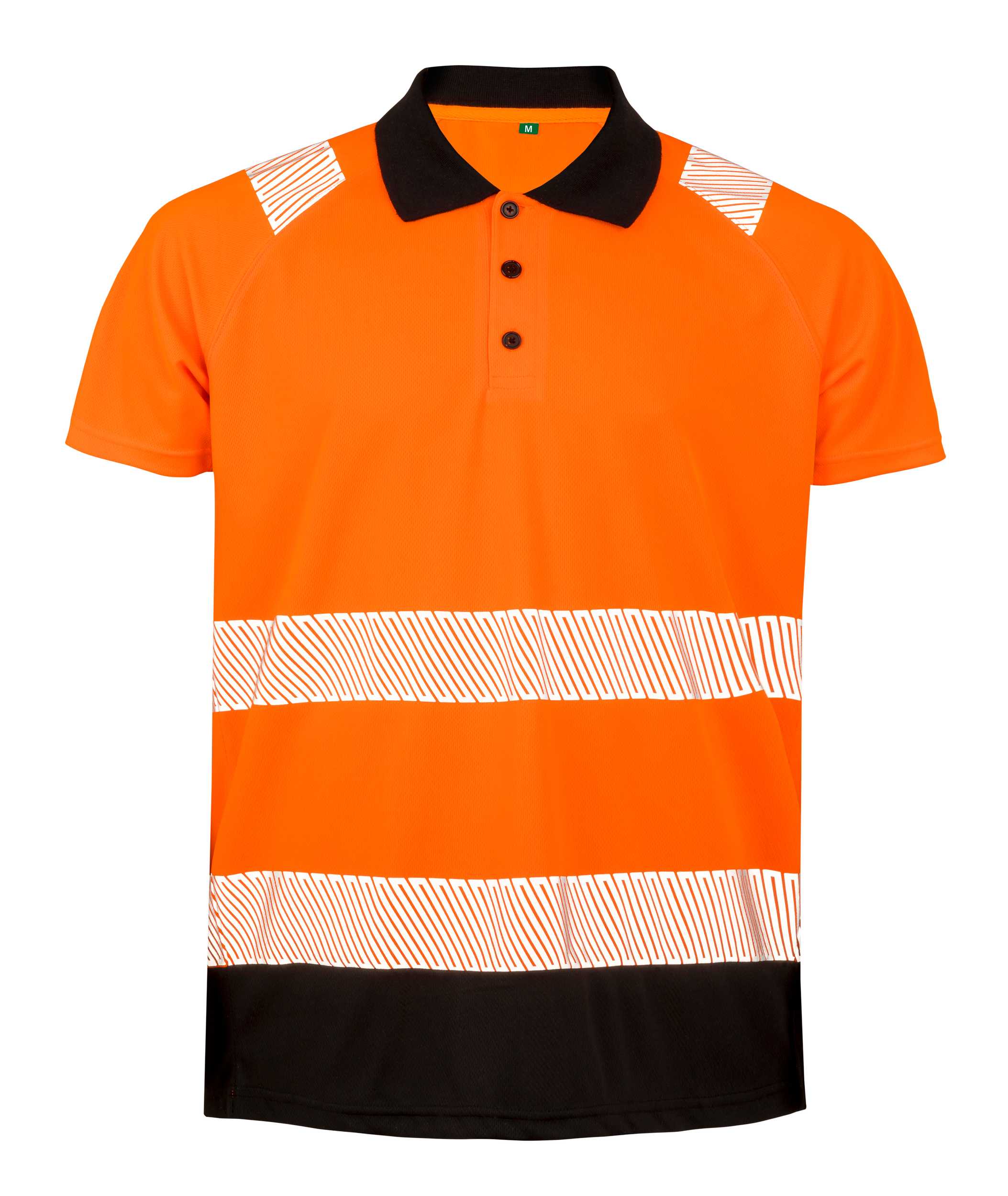 Polo de seguridad - Material reciclado Orange / Black