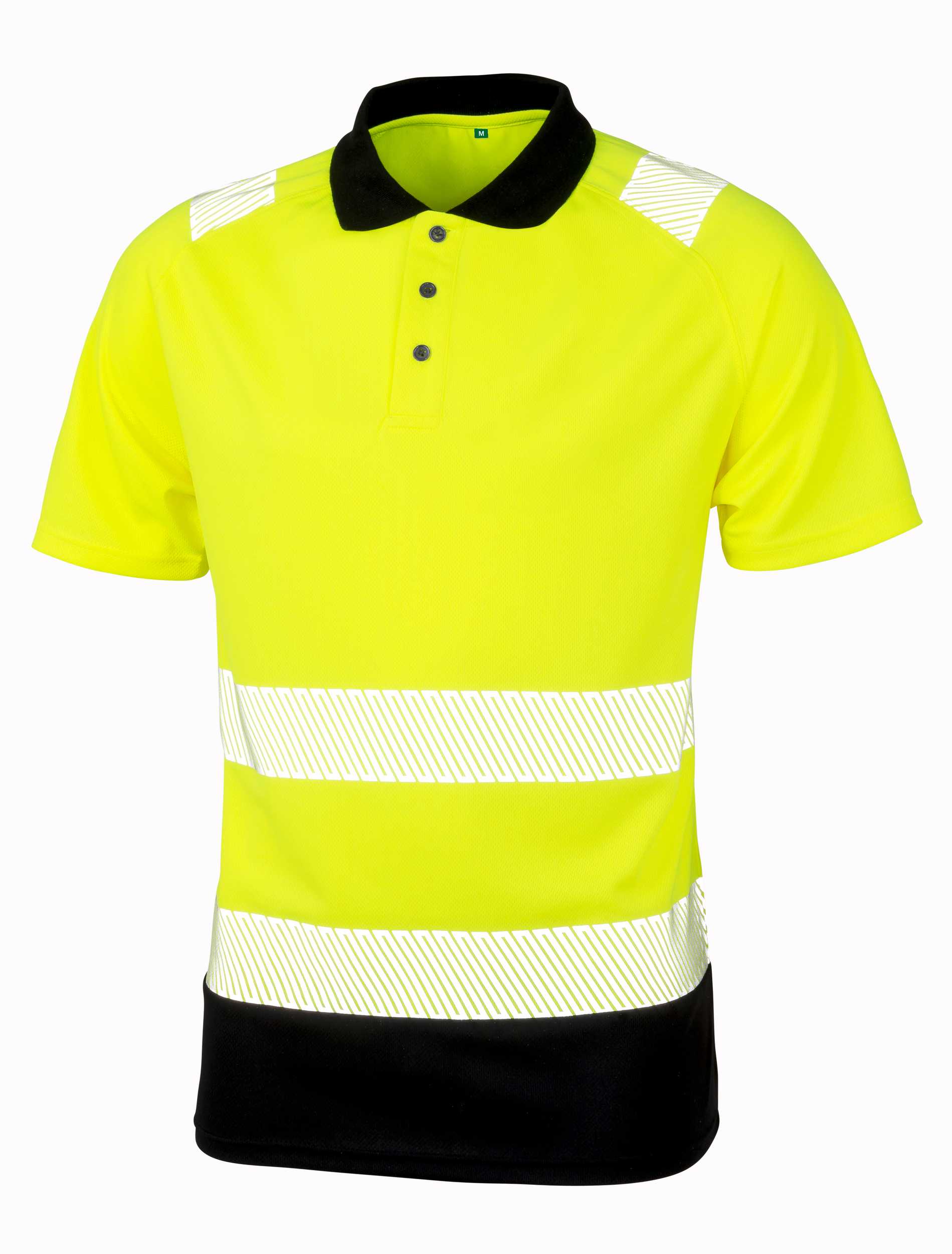 Polo de seguridad - Material reciclado Yellow / Black