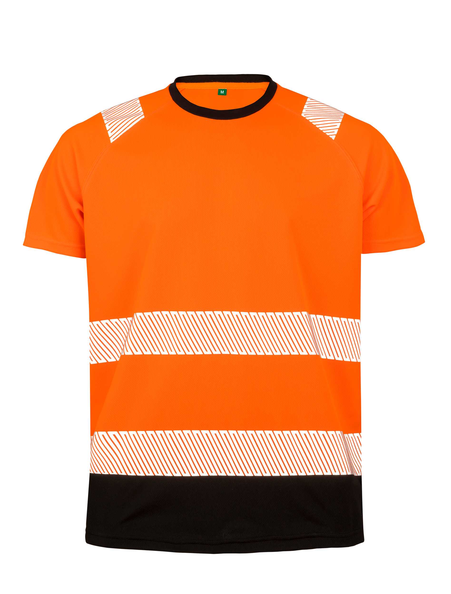 Camiseta de serguridad - Material reciclado Orange / Black