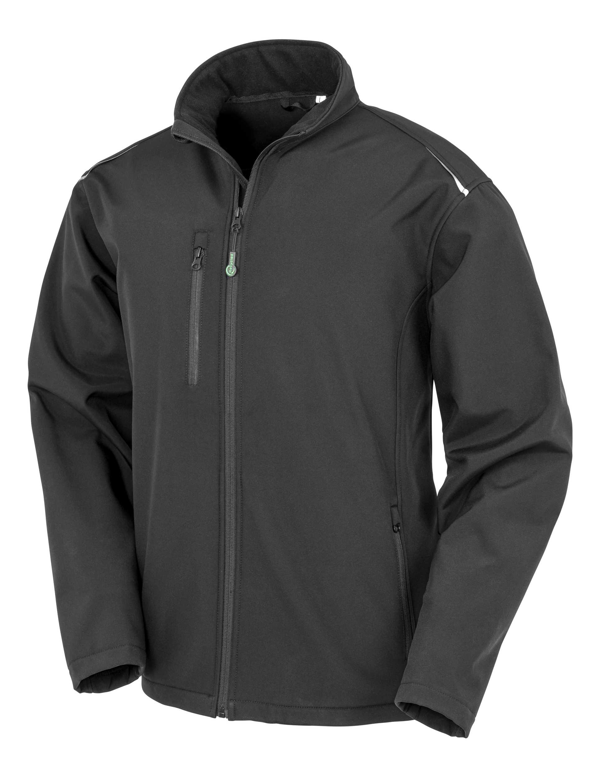 Chaqueta softshell - Material reciclado Black