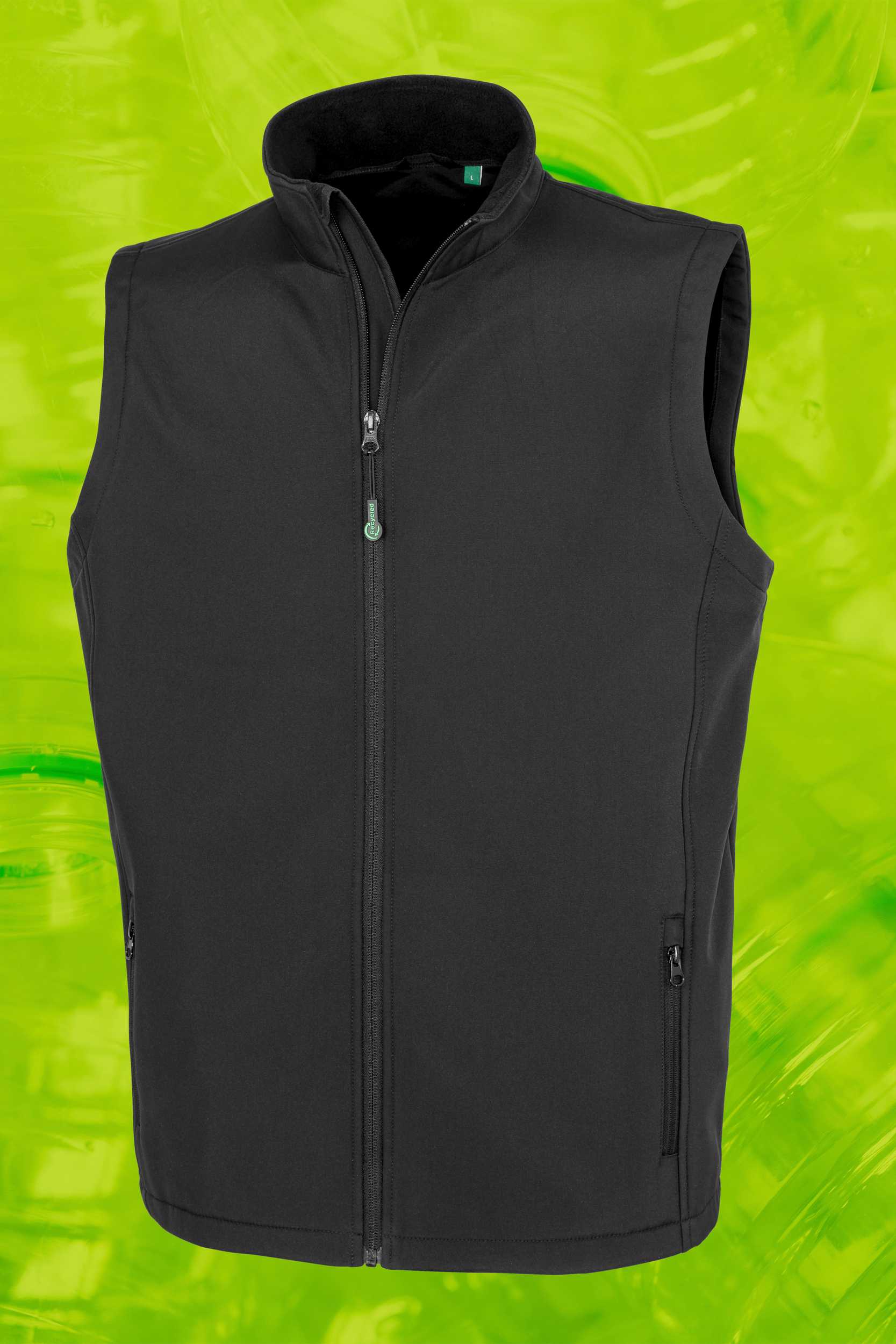 Chaleco softshell reciclado hombre<br/> Black