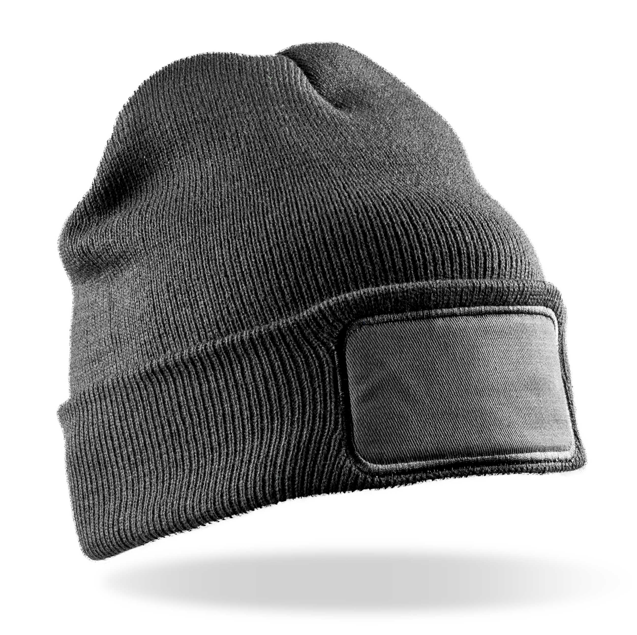 Gorro de doble punto para estampar Grey