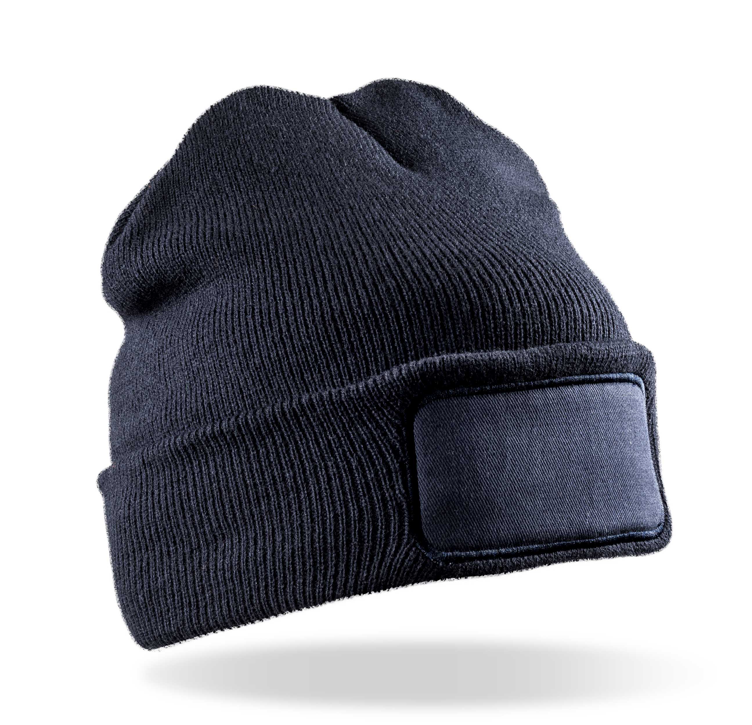Gorro de doble punto para estampar Navy