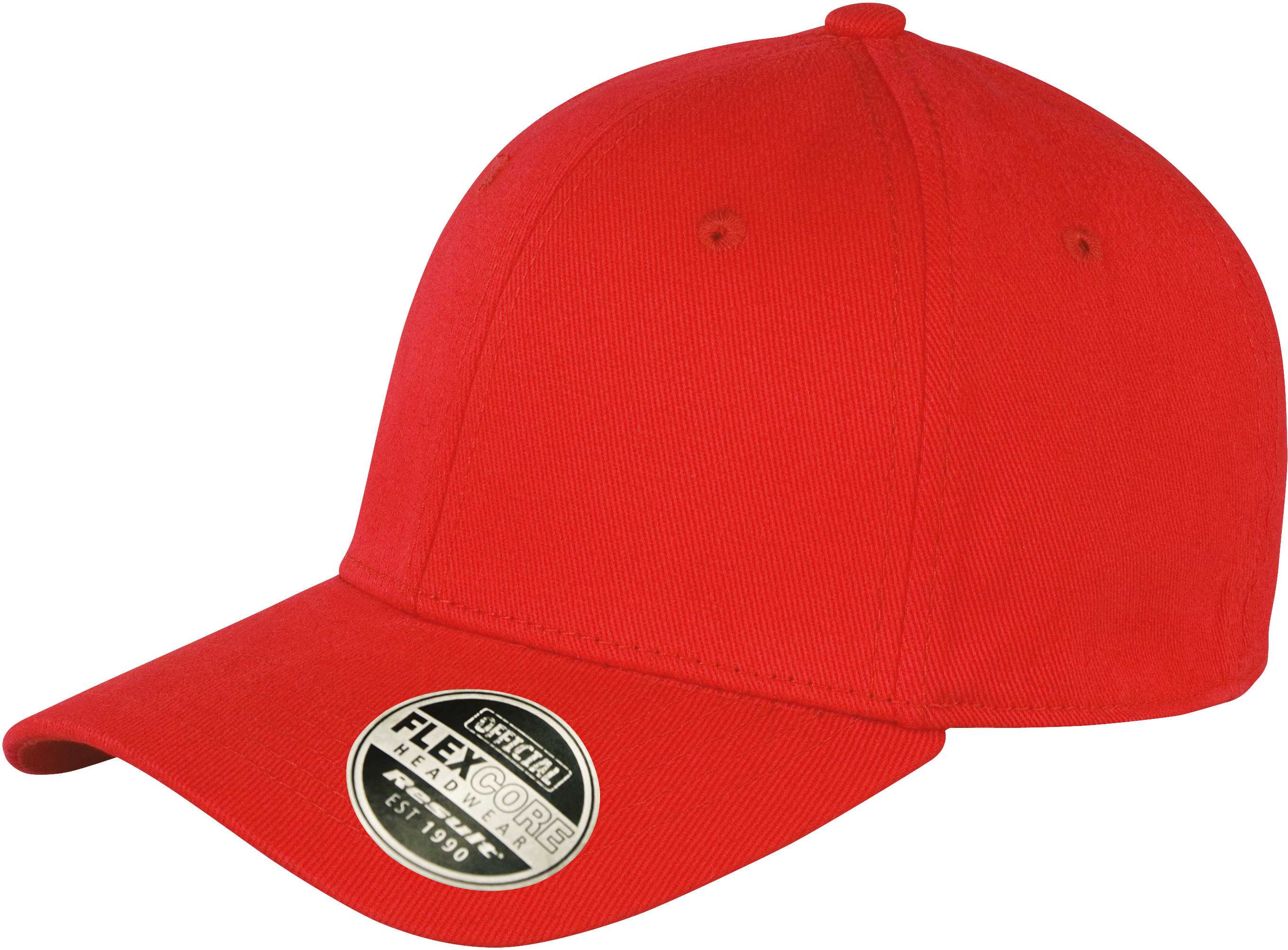 Gorra Kansas Flex - 6 paneles Red