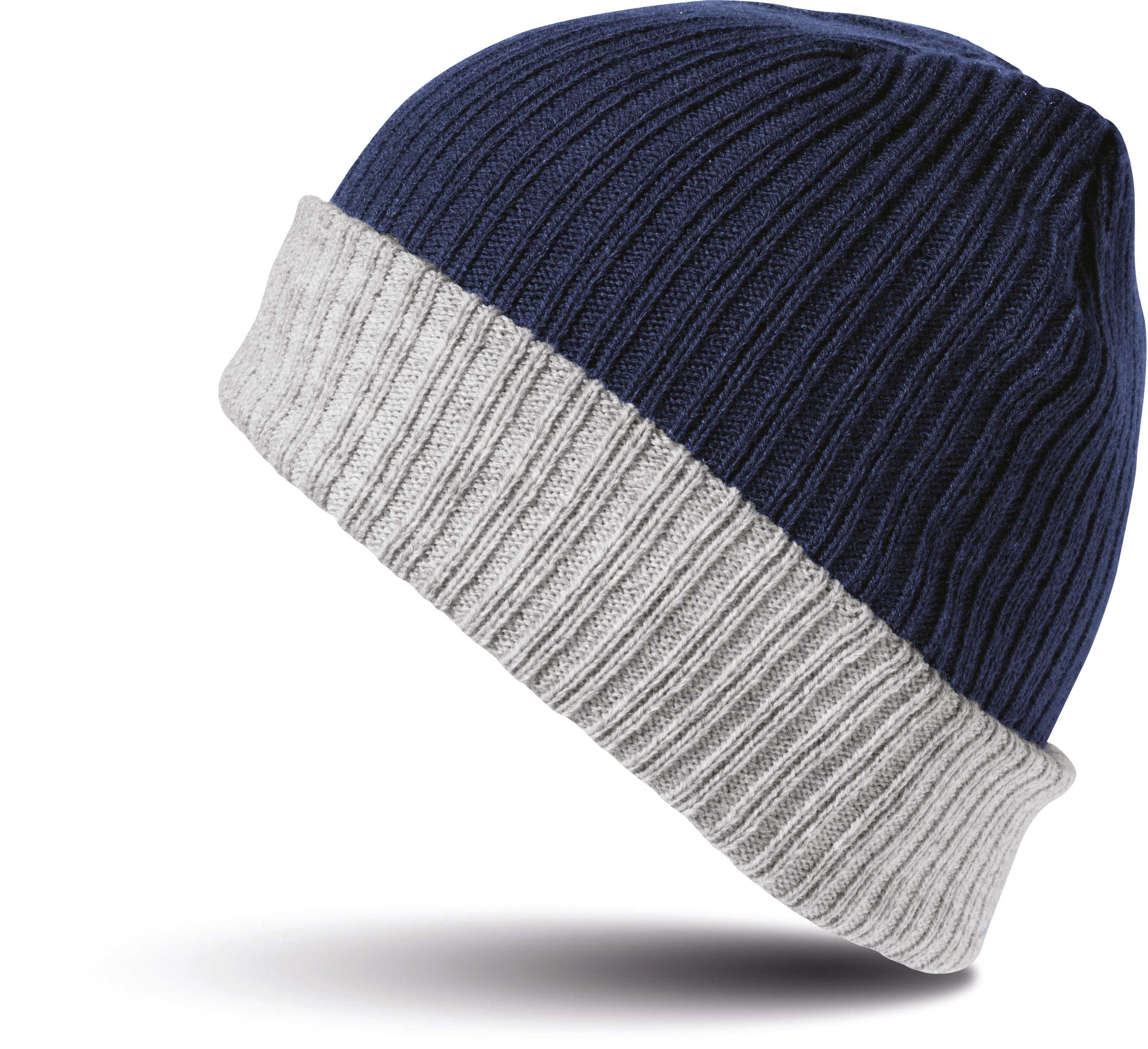Gorro trenzado Navy / Grey