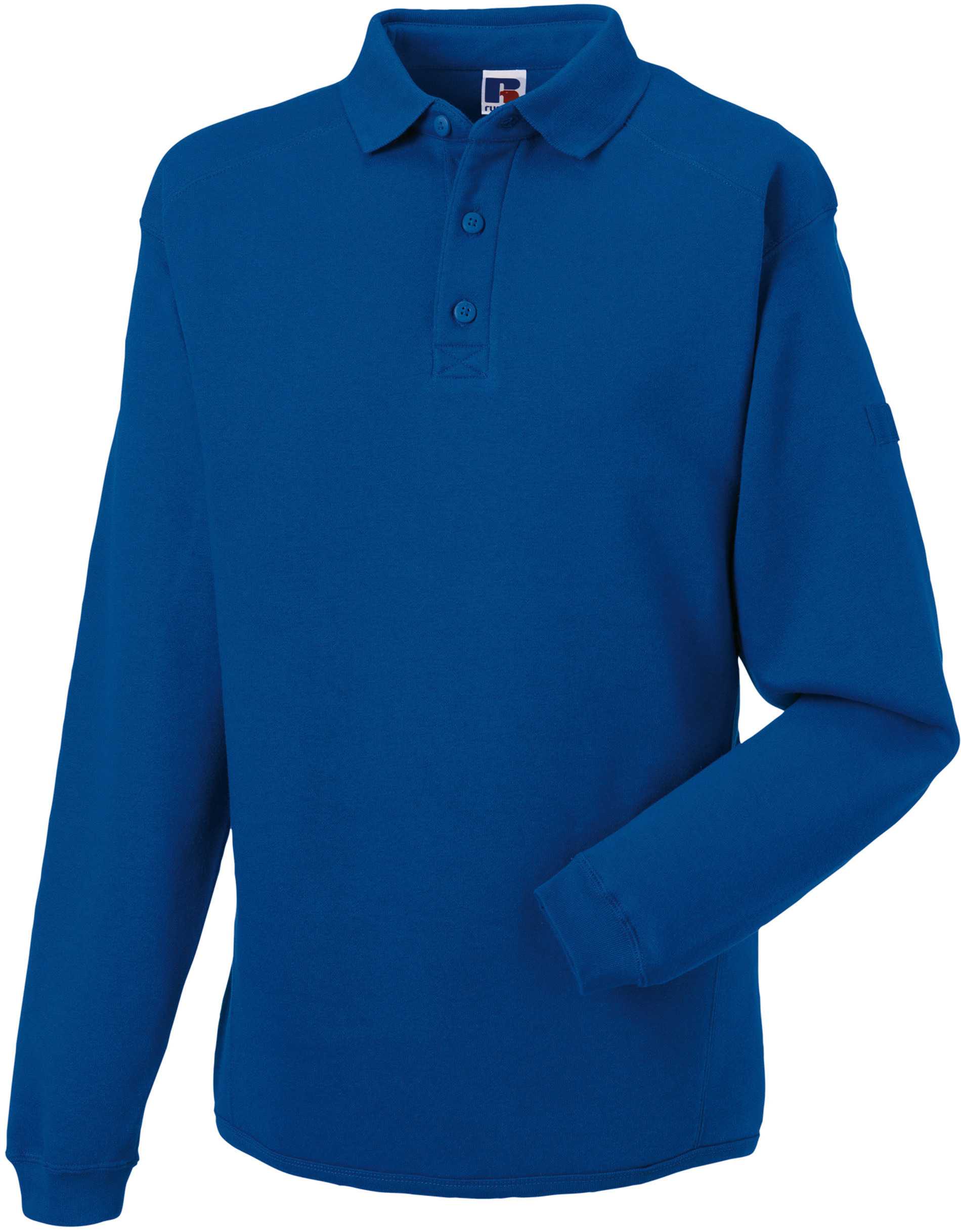 Sudadera Heavy Duty cuello de polo Bright Royal