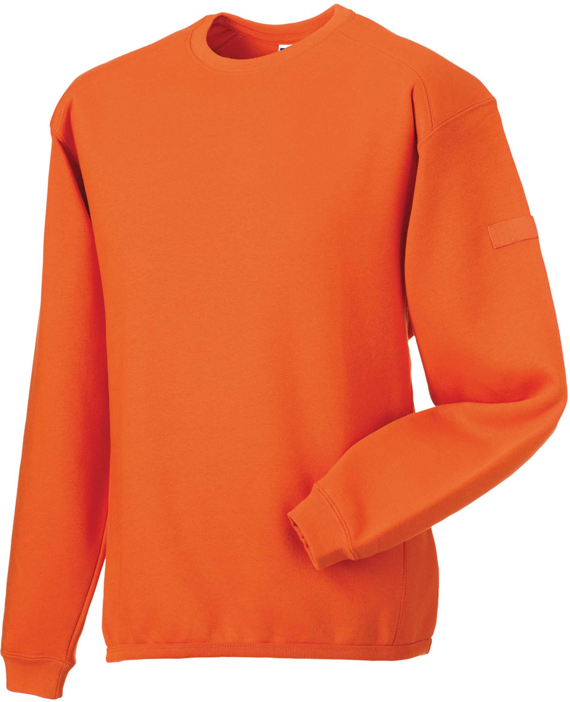 Sudadera Heavy Duty cuello redondo Orange