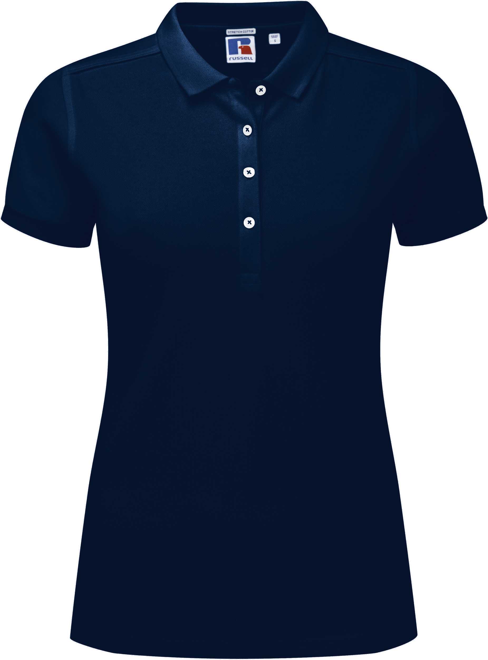 Polo Stretch mujer French Navy